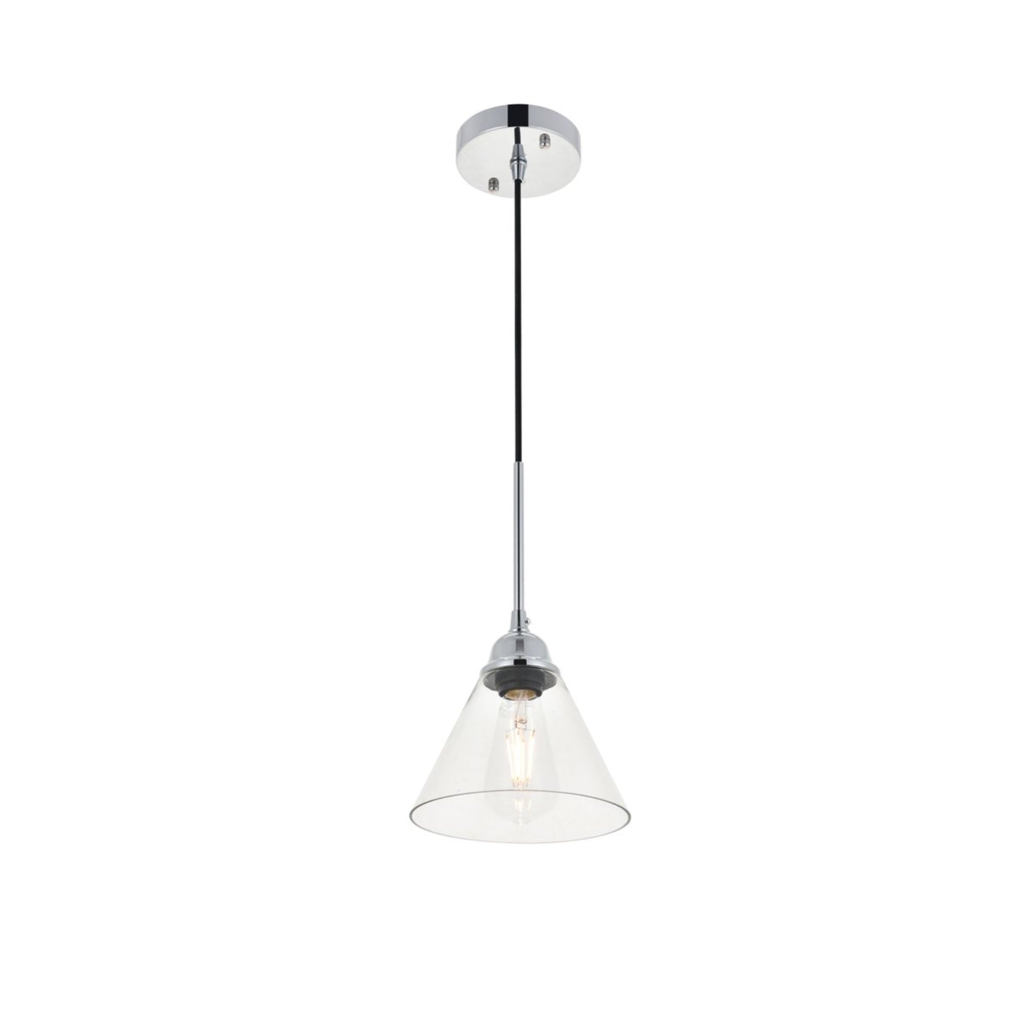 Histoire 1 light chrome Pendant