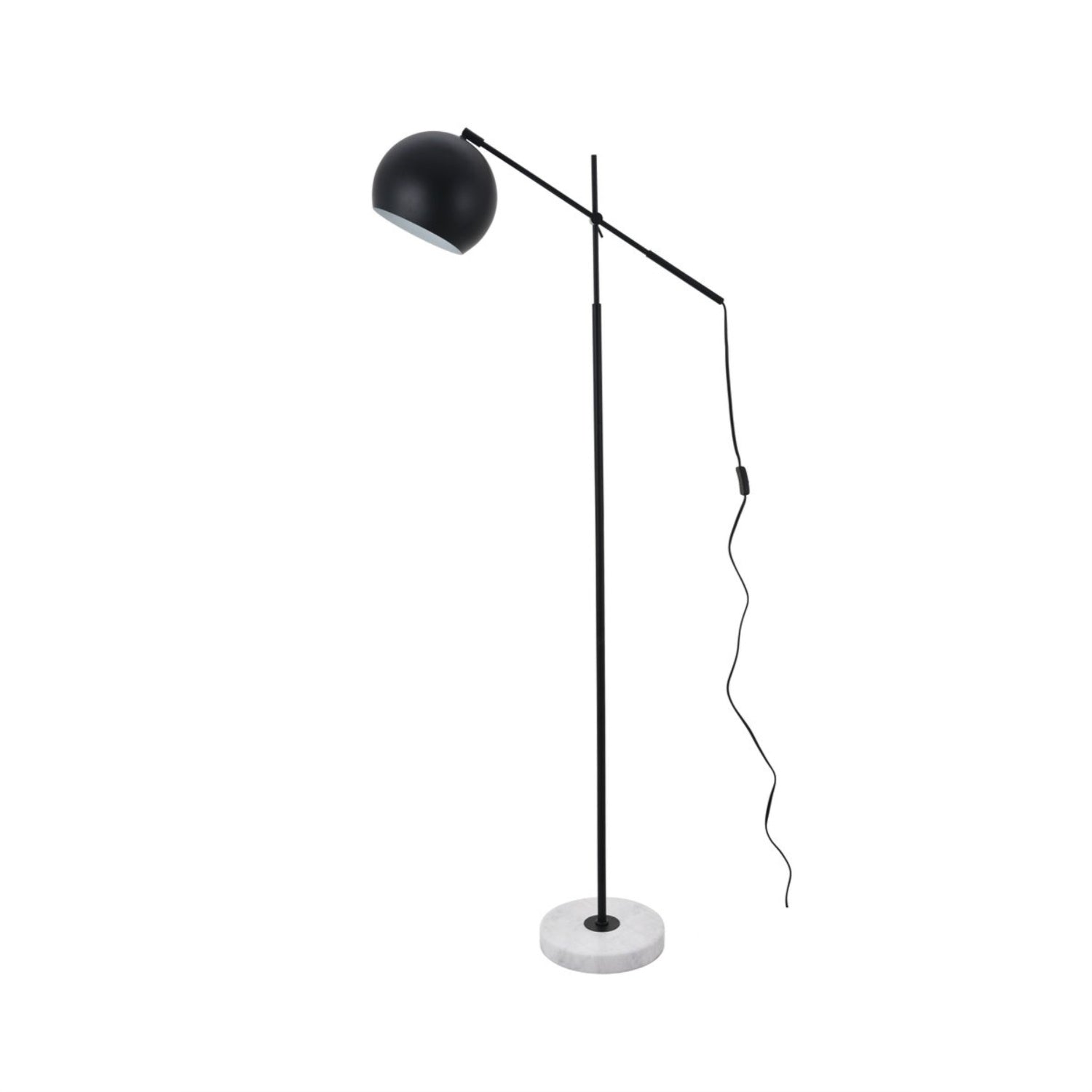 Aperture 1 light Black Floor lamp