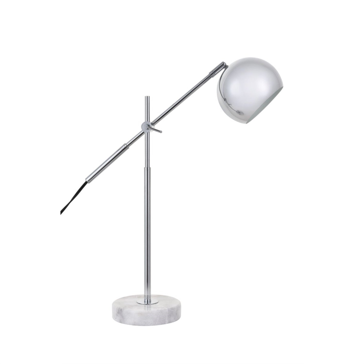 Aperture 1 light chrome Table lamp