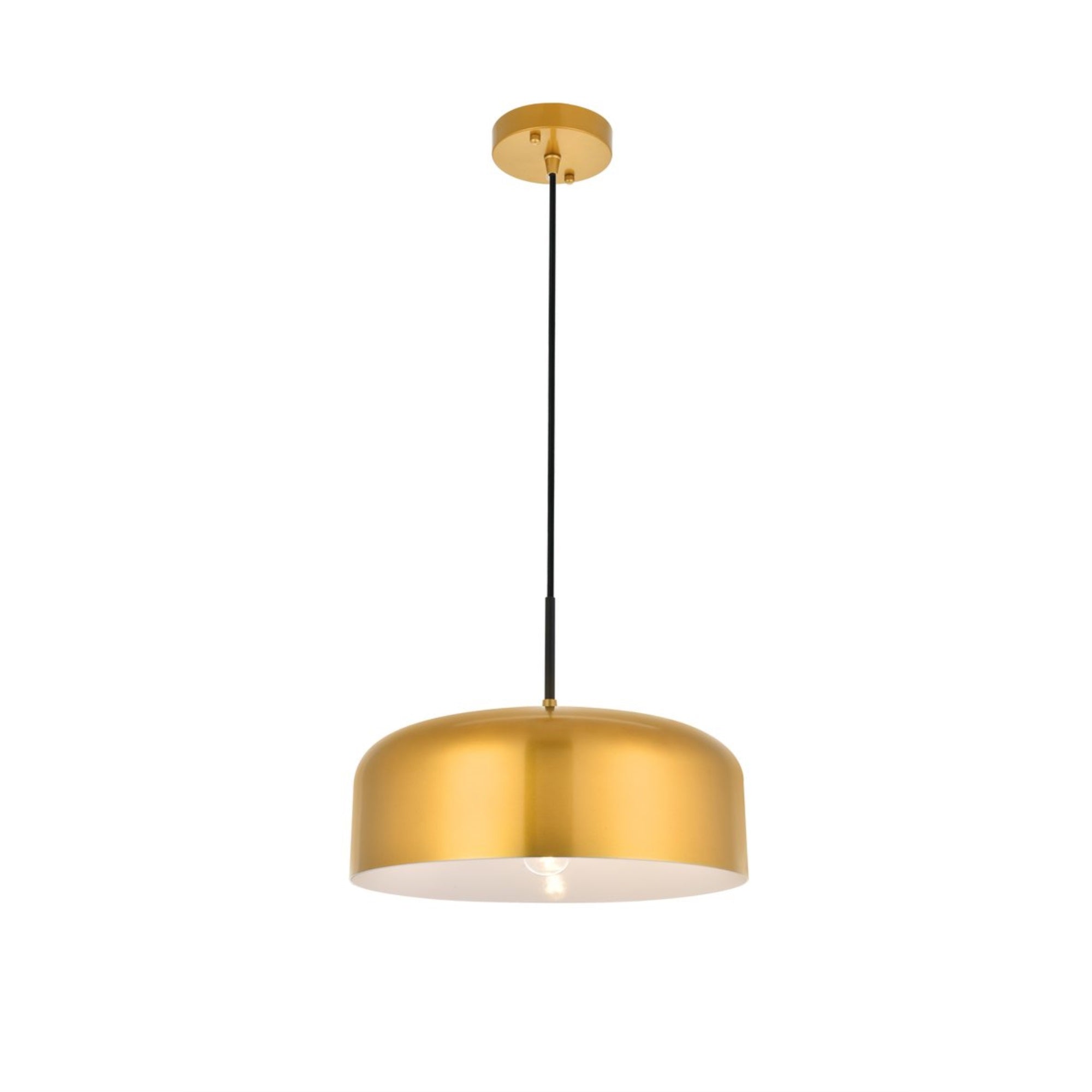Etude 1 light satin gold Pendant