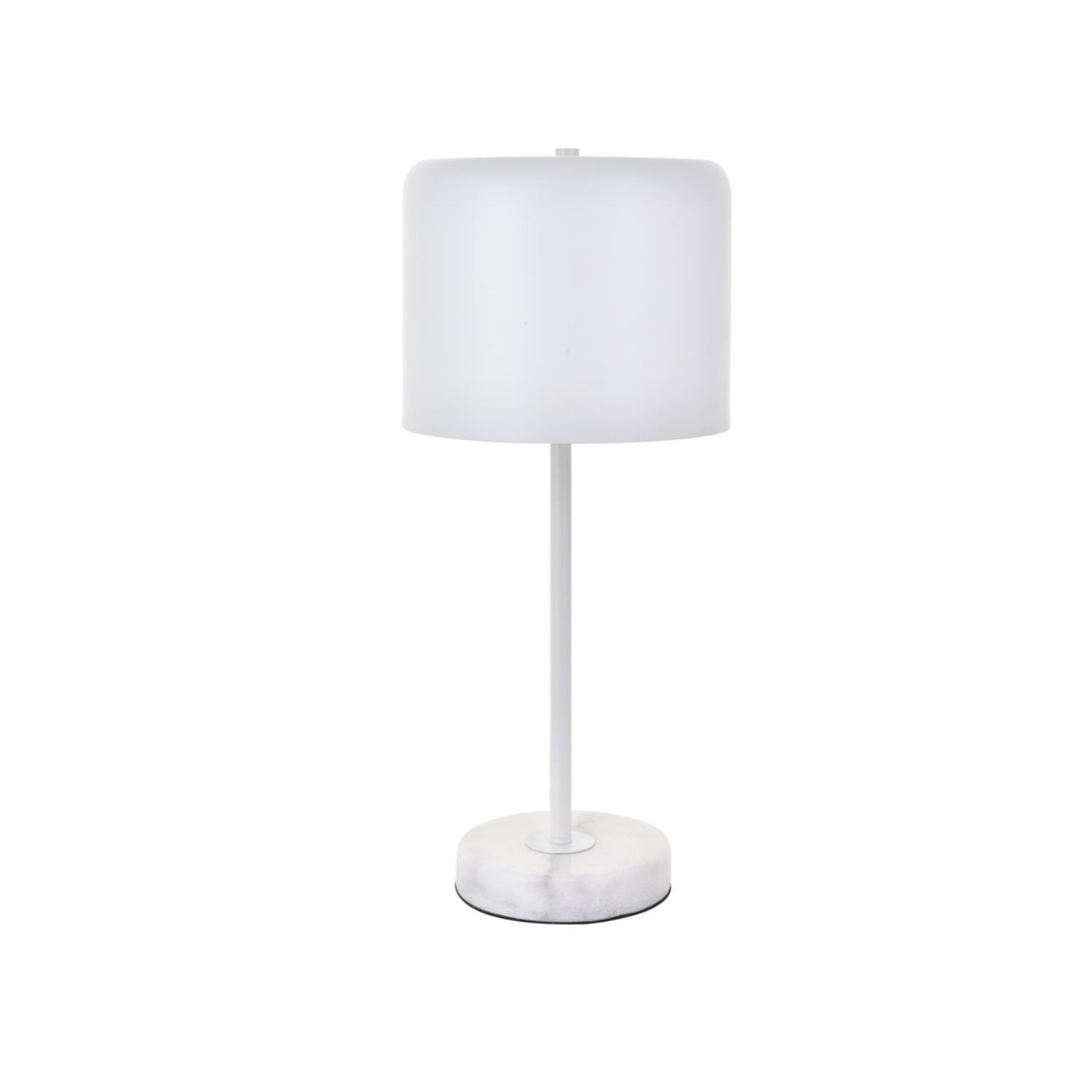 Living District Modern Home Decorative Exemplar 1 Light White Table Lamp