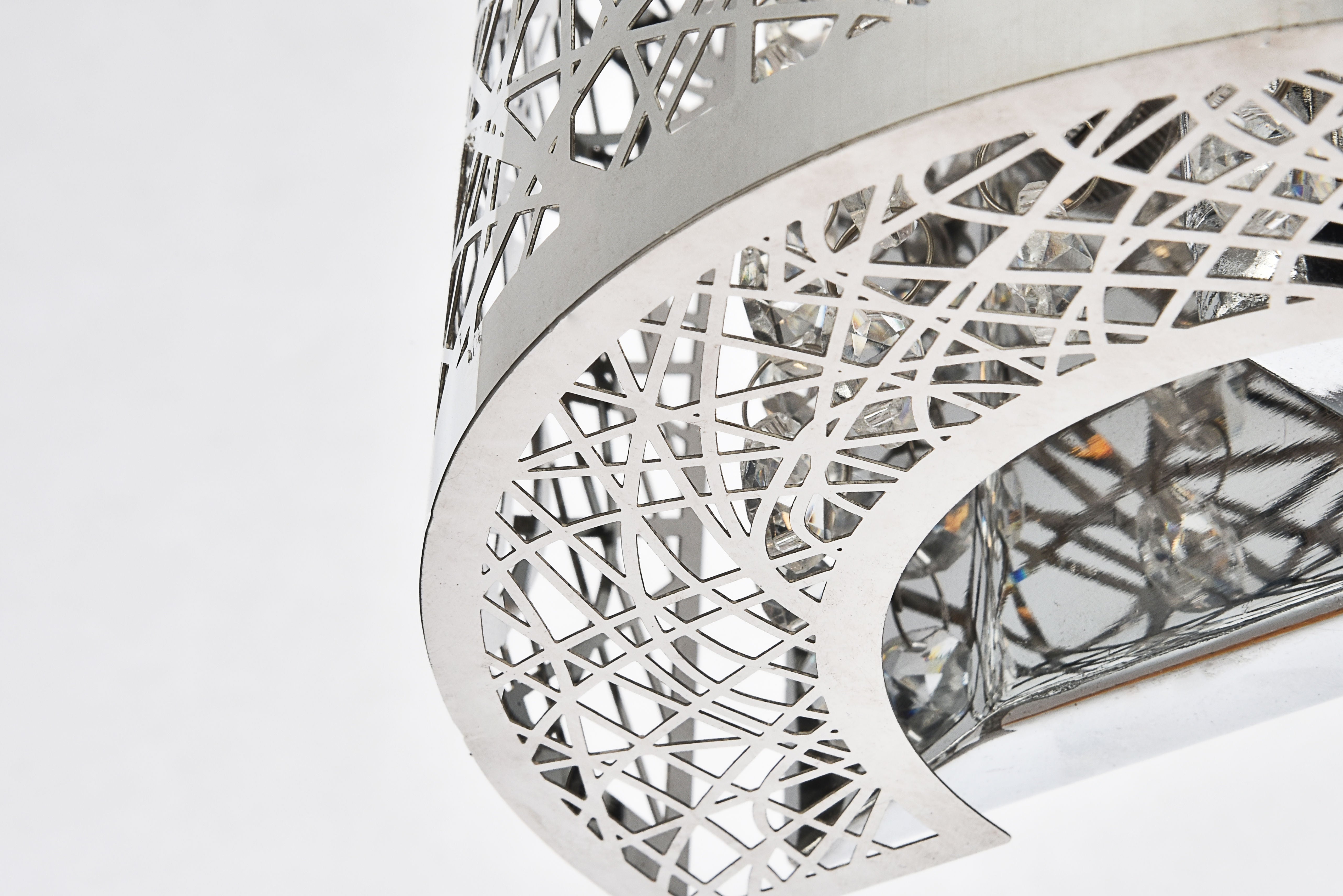 Elegant Lighting Ld5023W8 Owen Single Light 5-7/8" Tall Wall Sconce - Ada Compli, Chrome