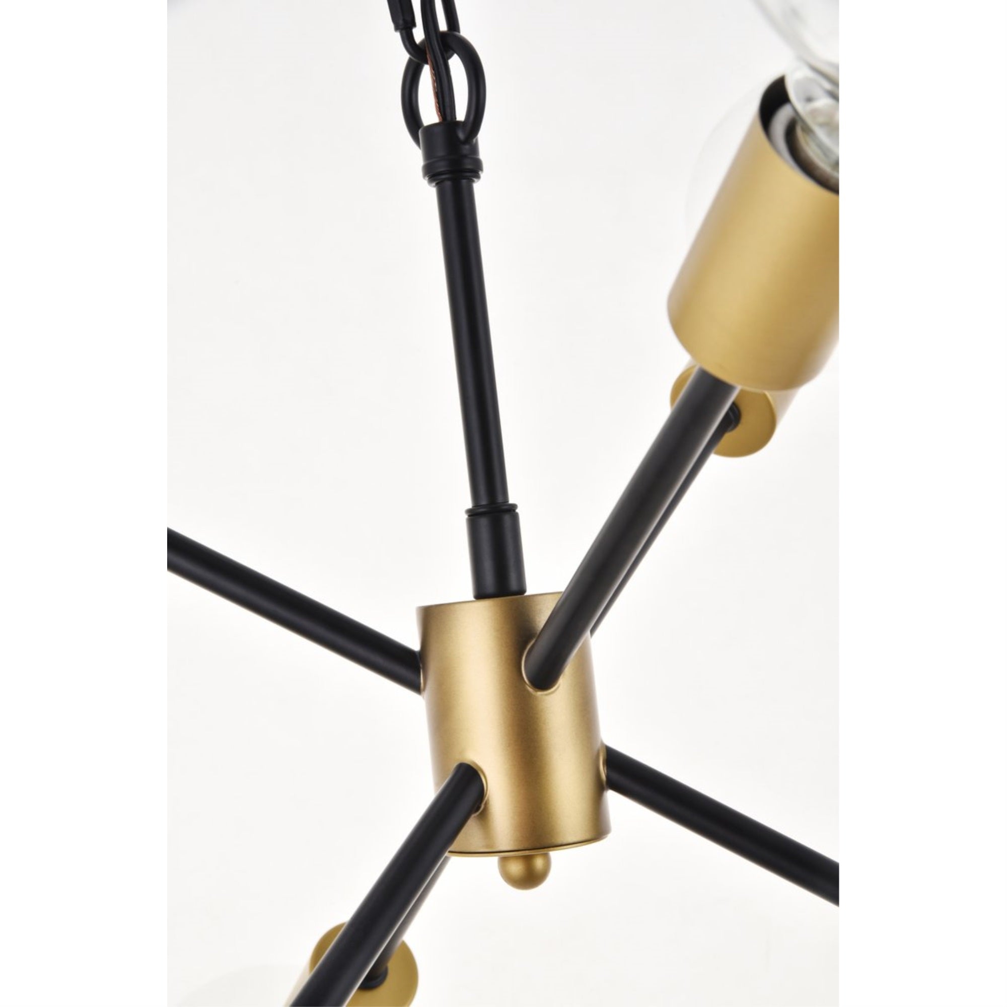 Nolan 6 Light matte black Pendant