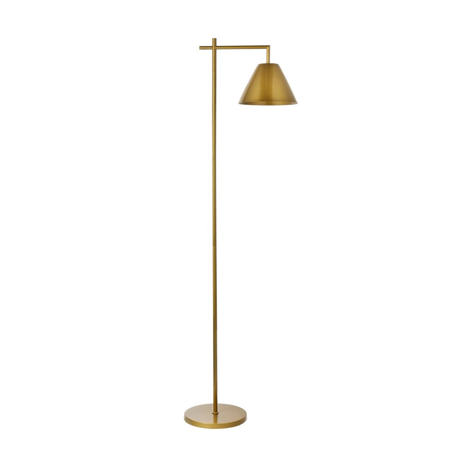 Flos metal floor lamp in brass