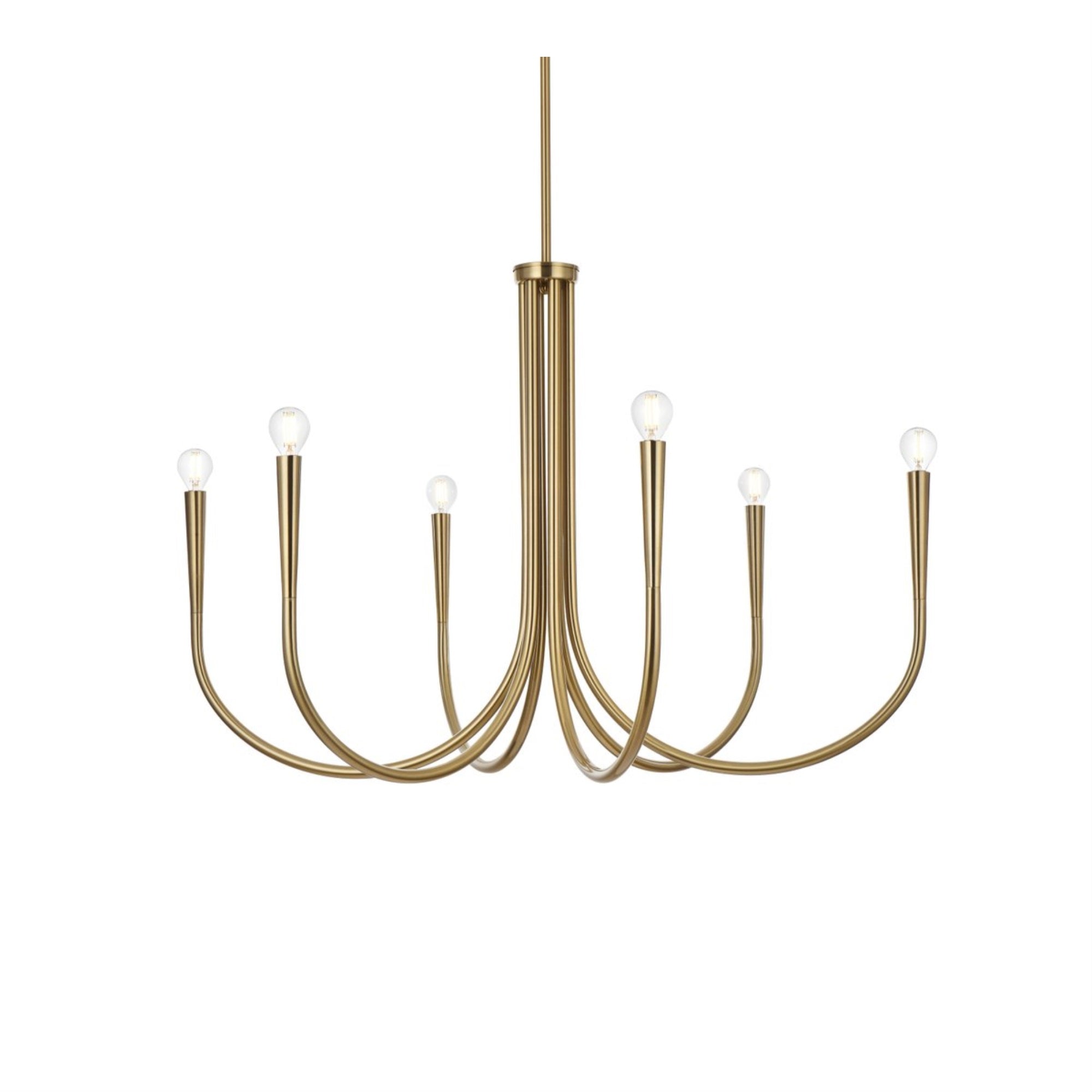 Layne 36 inch chandelier in Gold