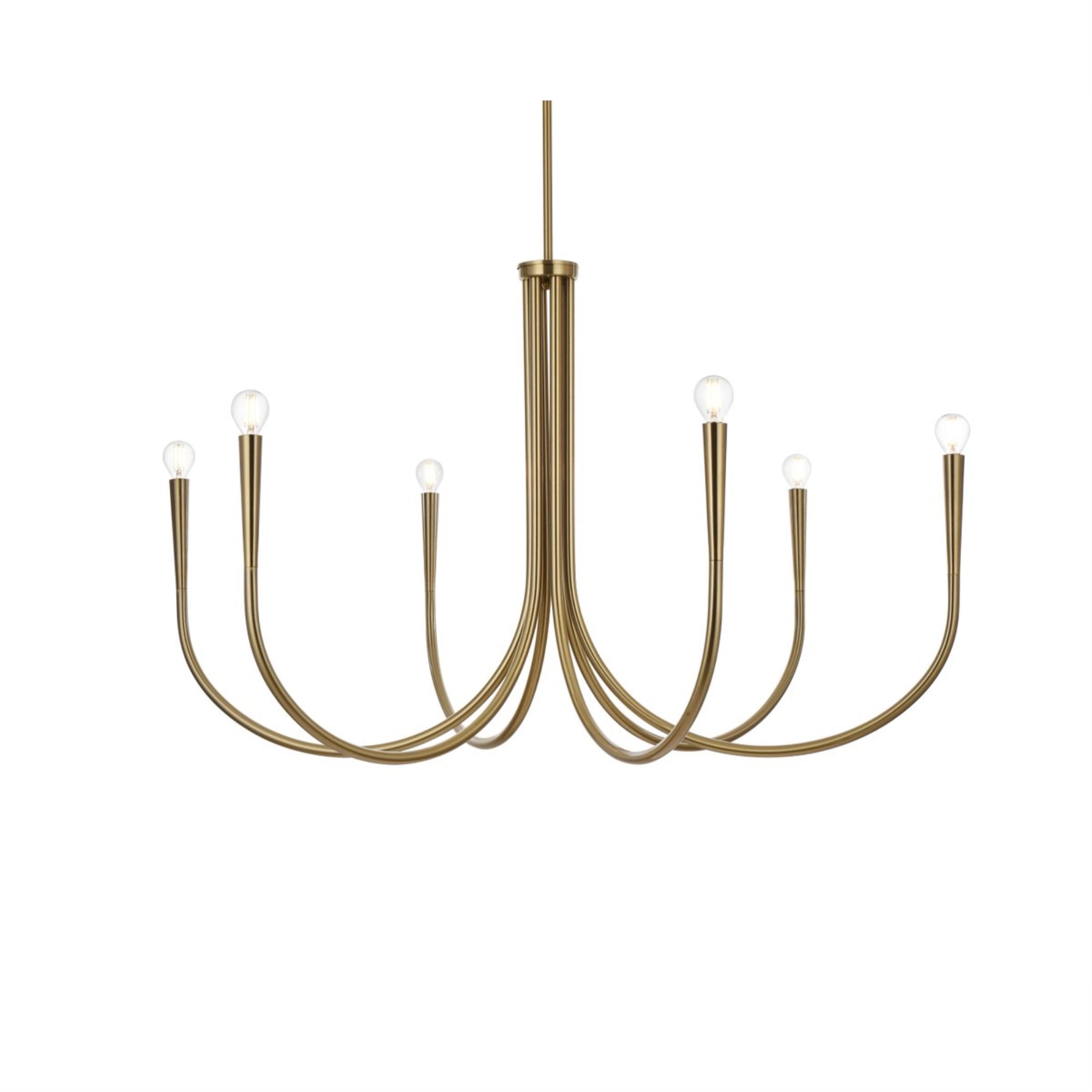 Layne 42 inch chandelier in Gold