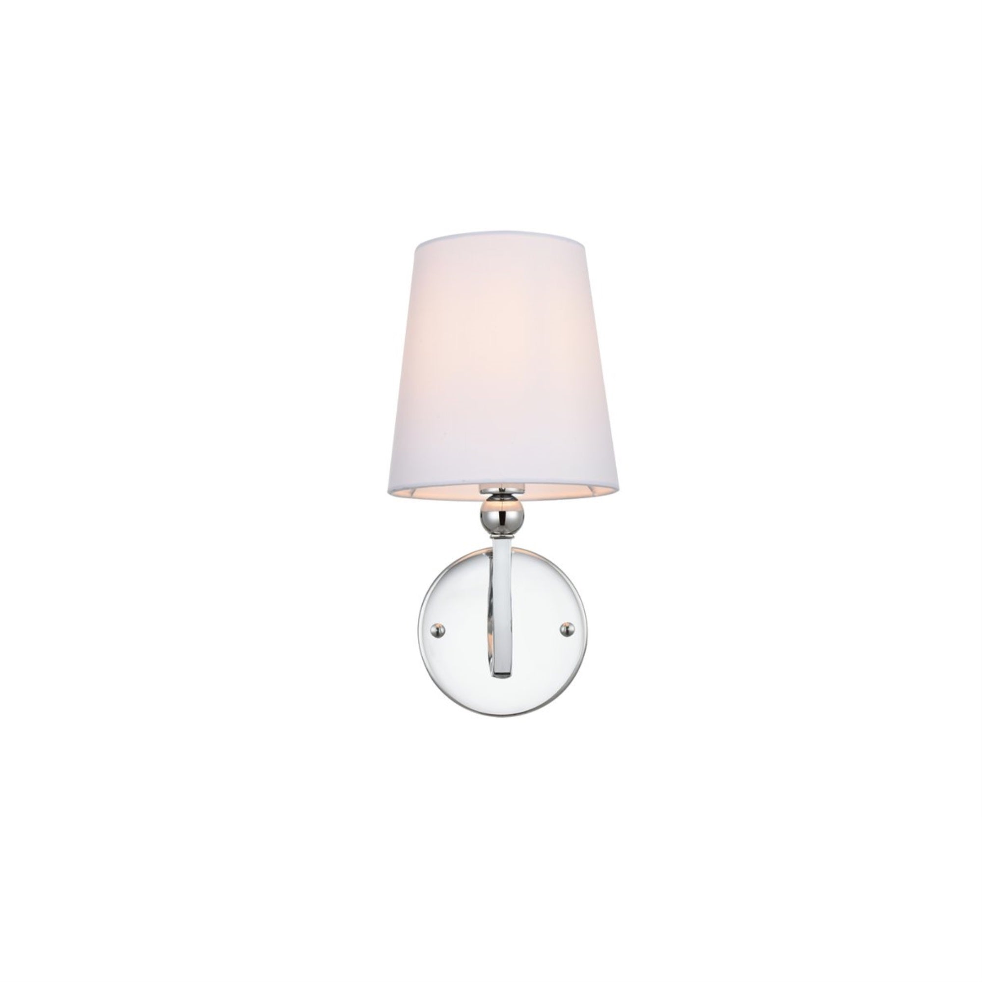 Colson 1 light Chrome and Clear Bath Sconce