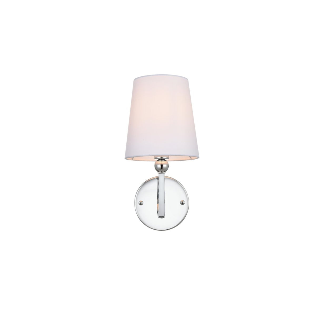 Colson 1 light Chrome and Clear Bath Sconce