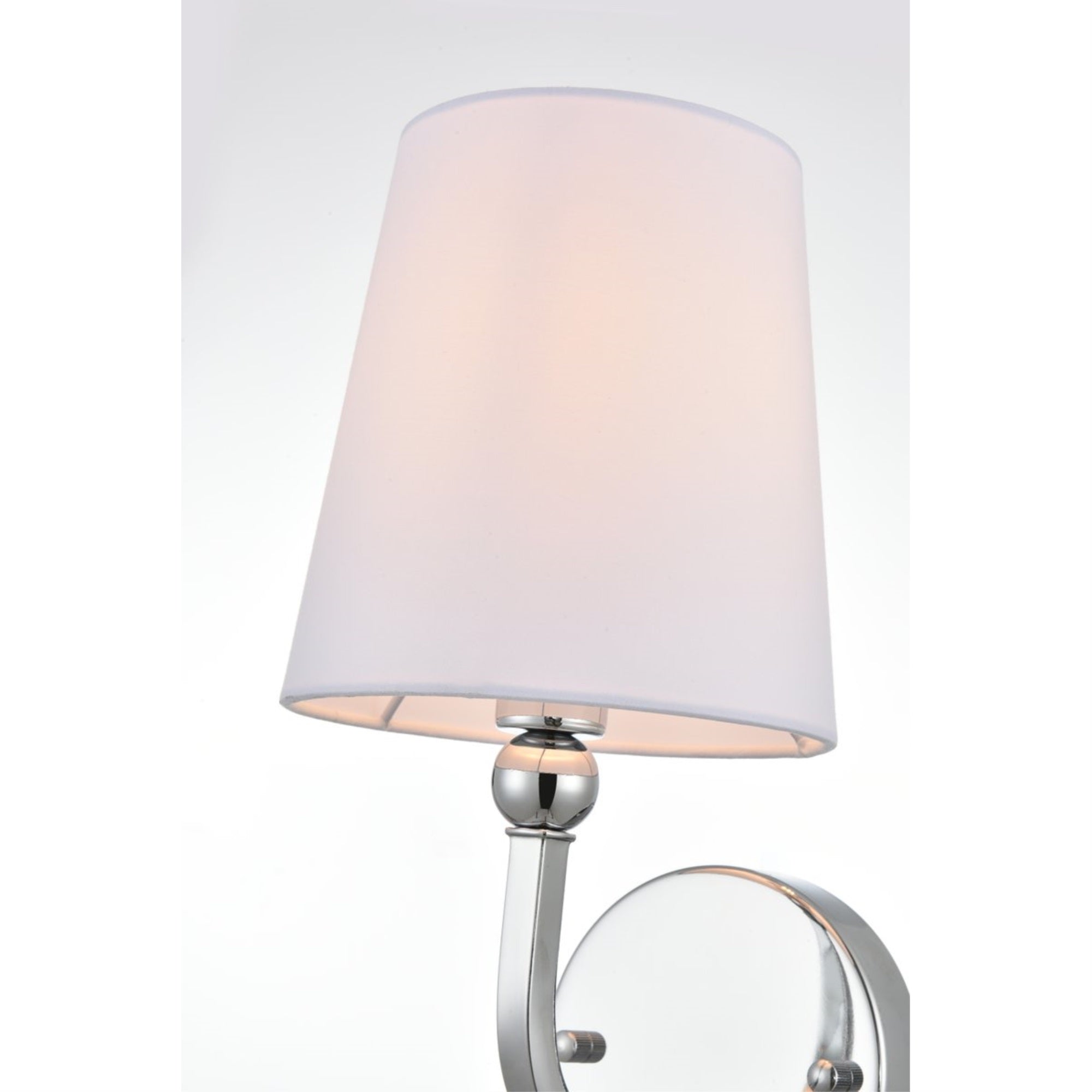 Colson 1 light Chrome and Clear Bath Sconce