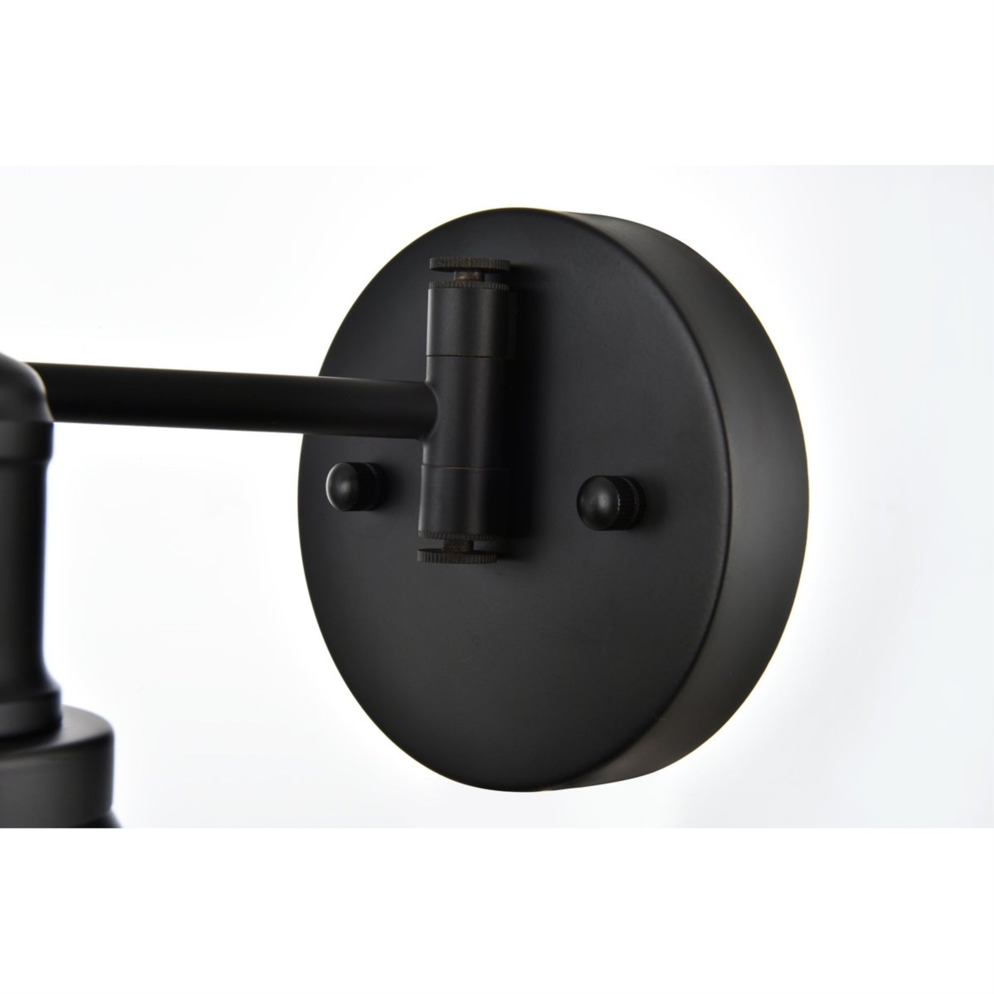 Judson 1 light Black swing arm wall sconce