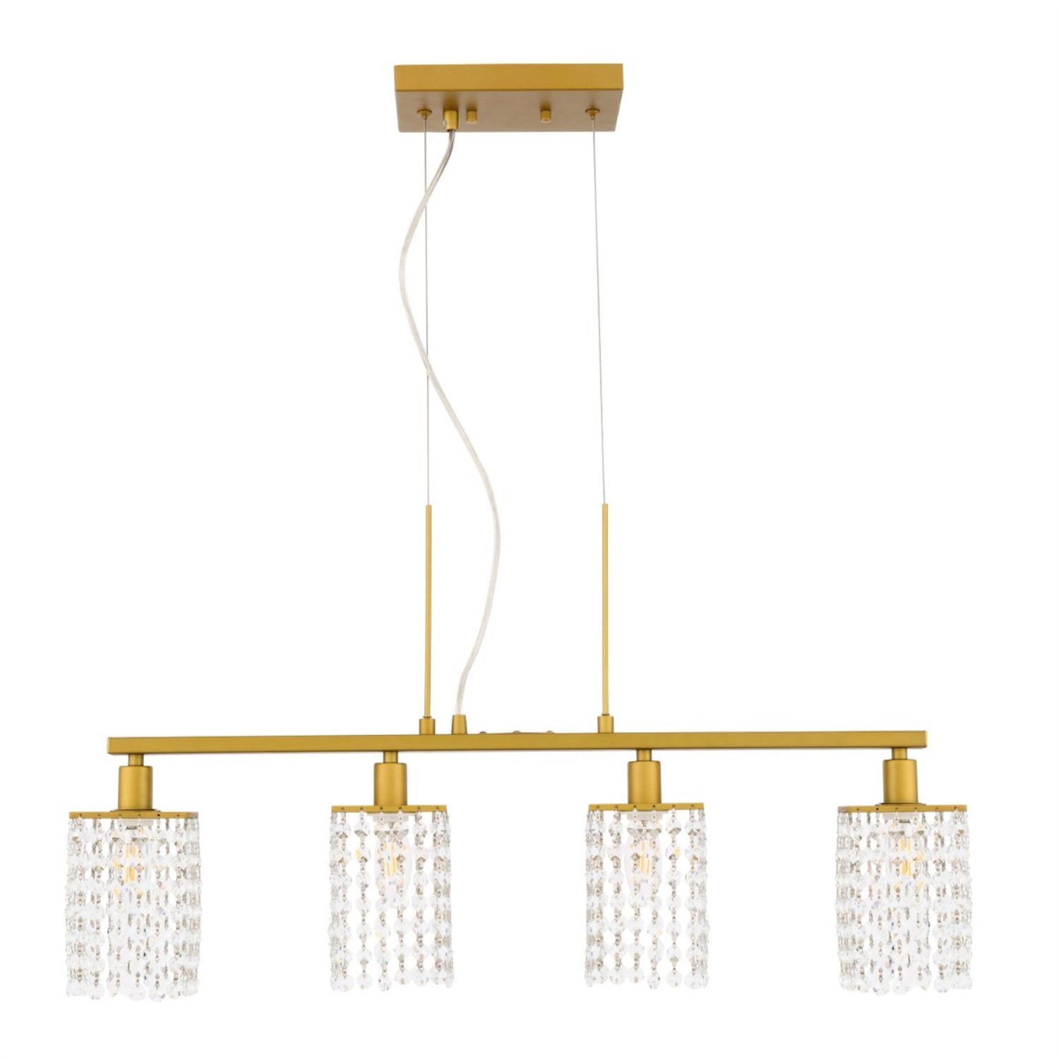 Taylor 4 light Brass Pendant