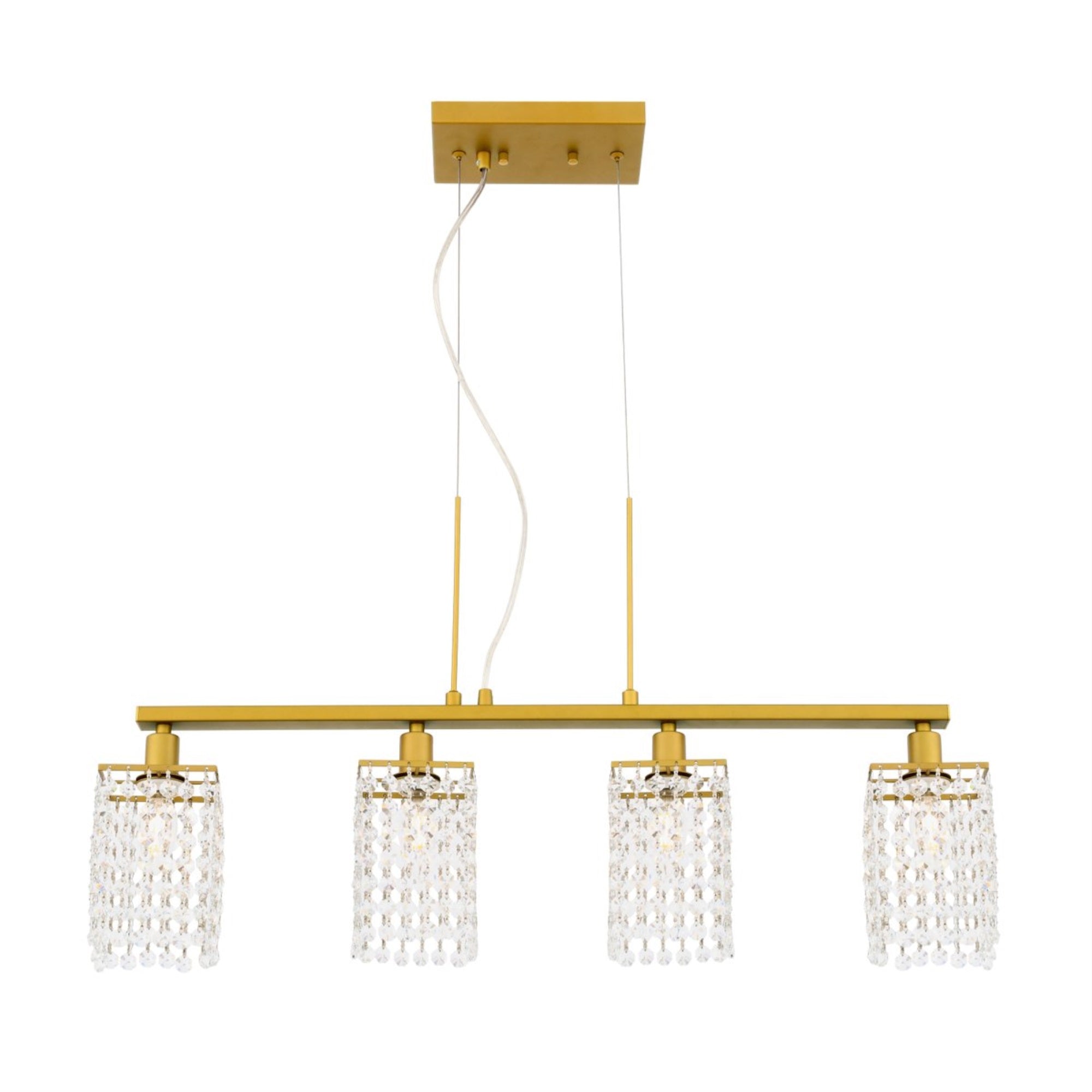Taylor 4 light Brass Pendant