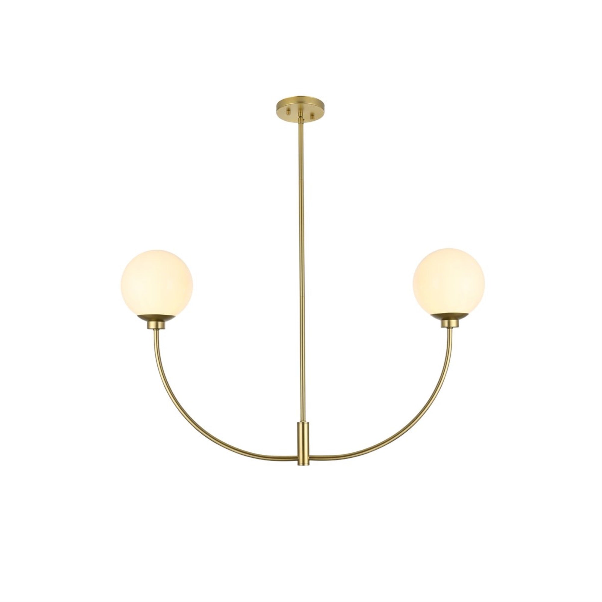 Nyomi 36 inch chandelier in Brass