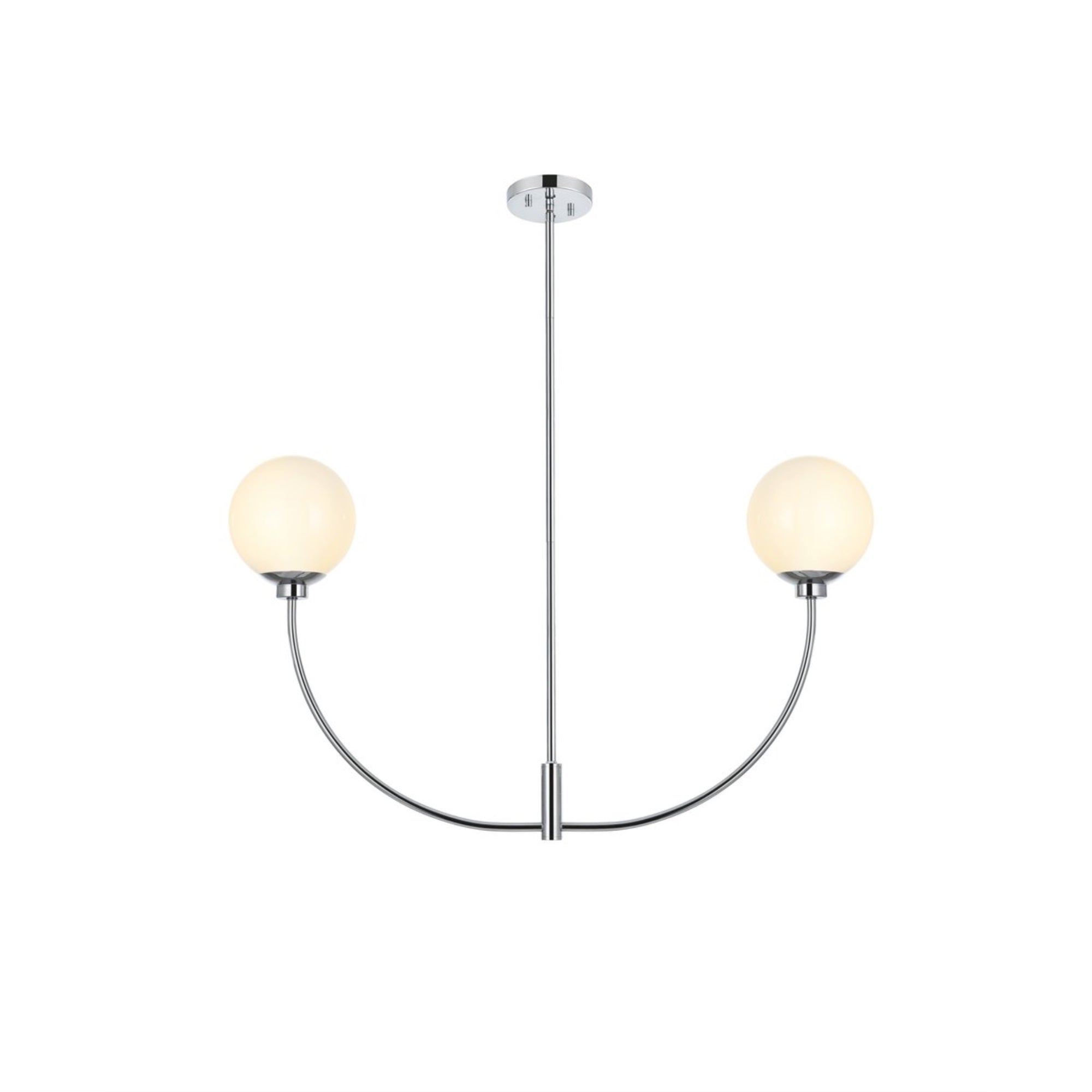 Nyomi 36 inch chandelier in Chrome