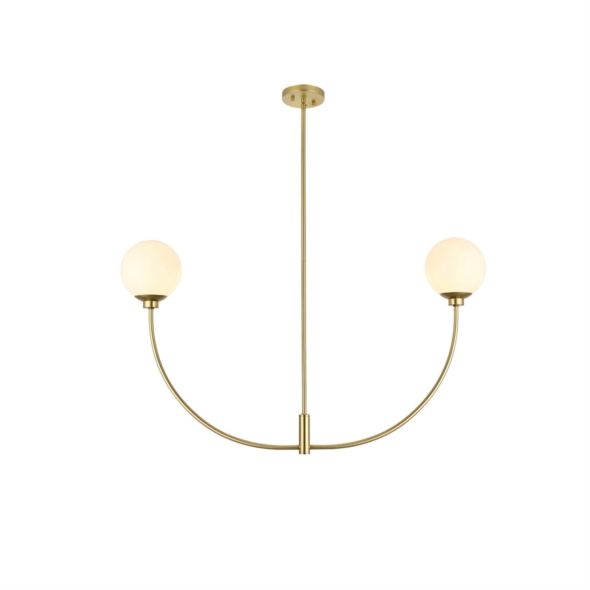 Nyomi 42 inch chandelier in Brass