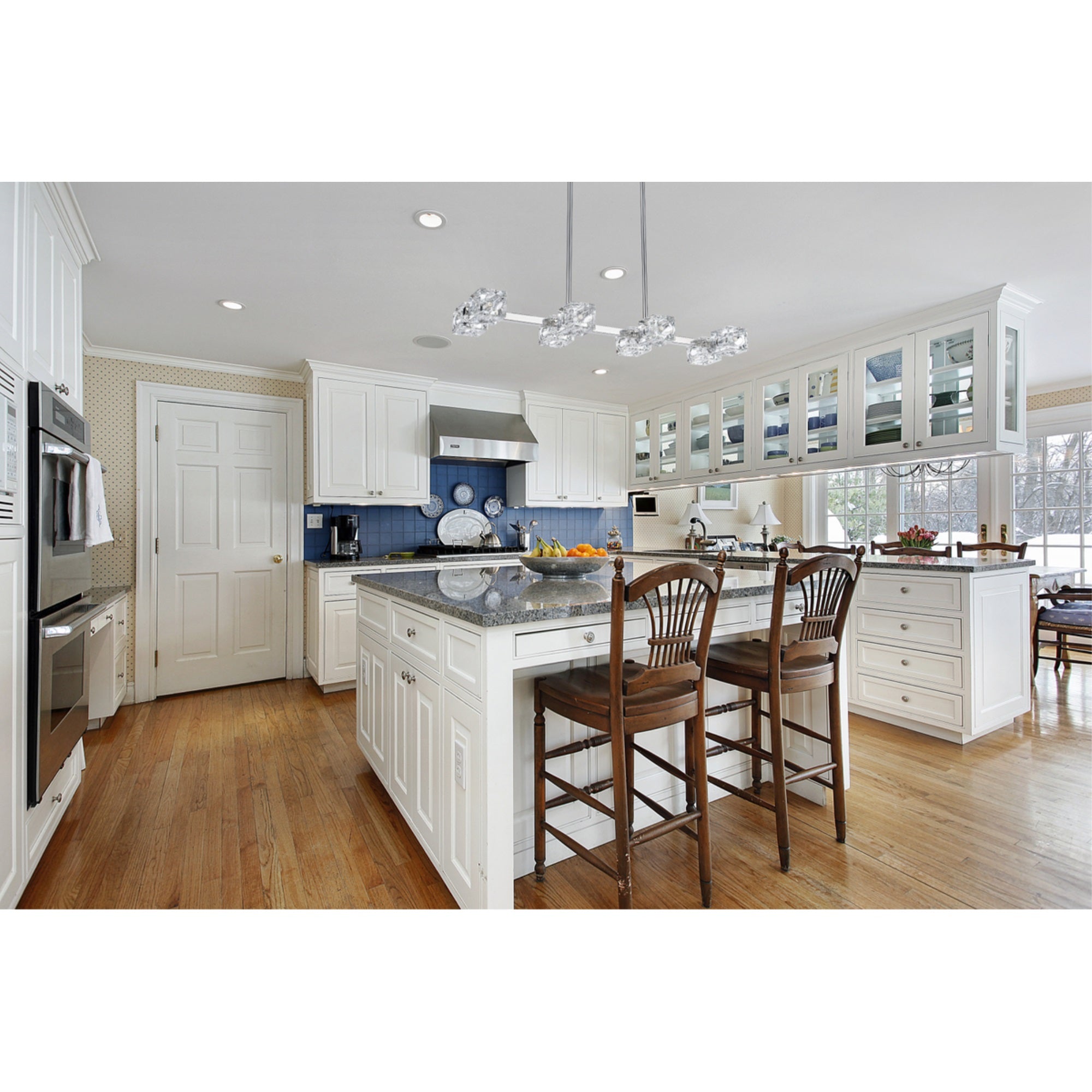 Lyra 30 inch Pendant Light in Chrome