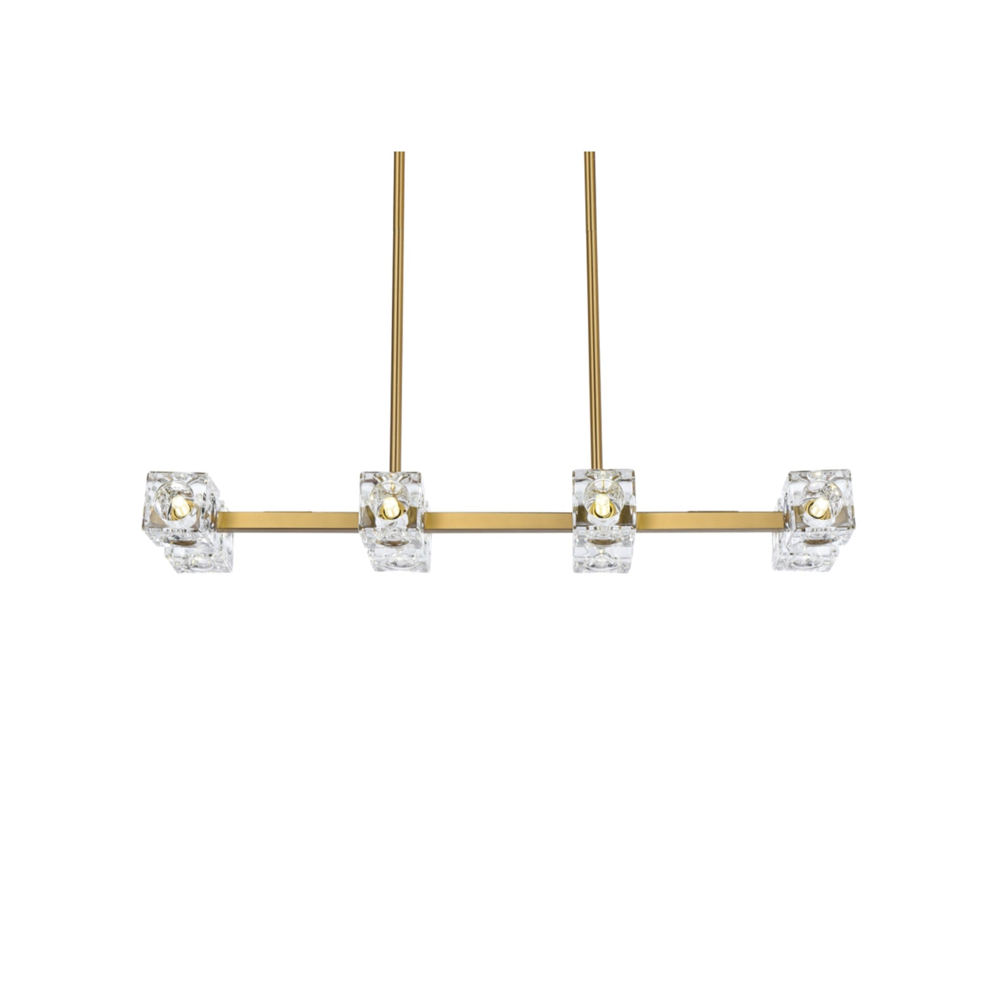 Lyra 30 inch Pendant Light in Satin Gold