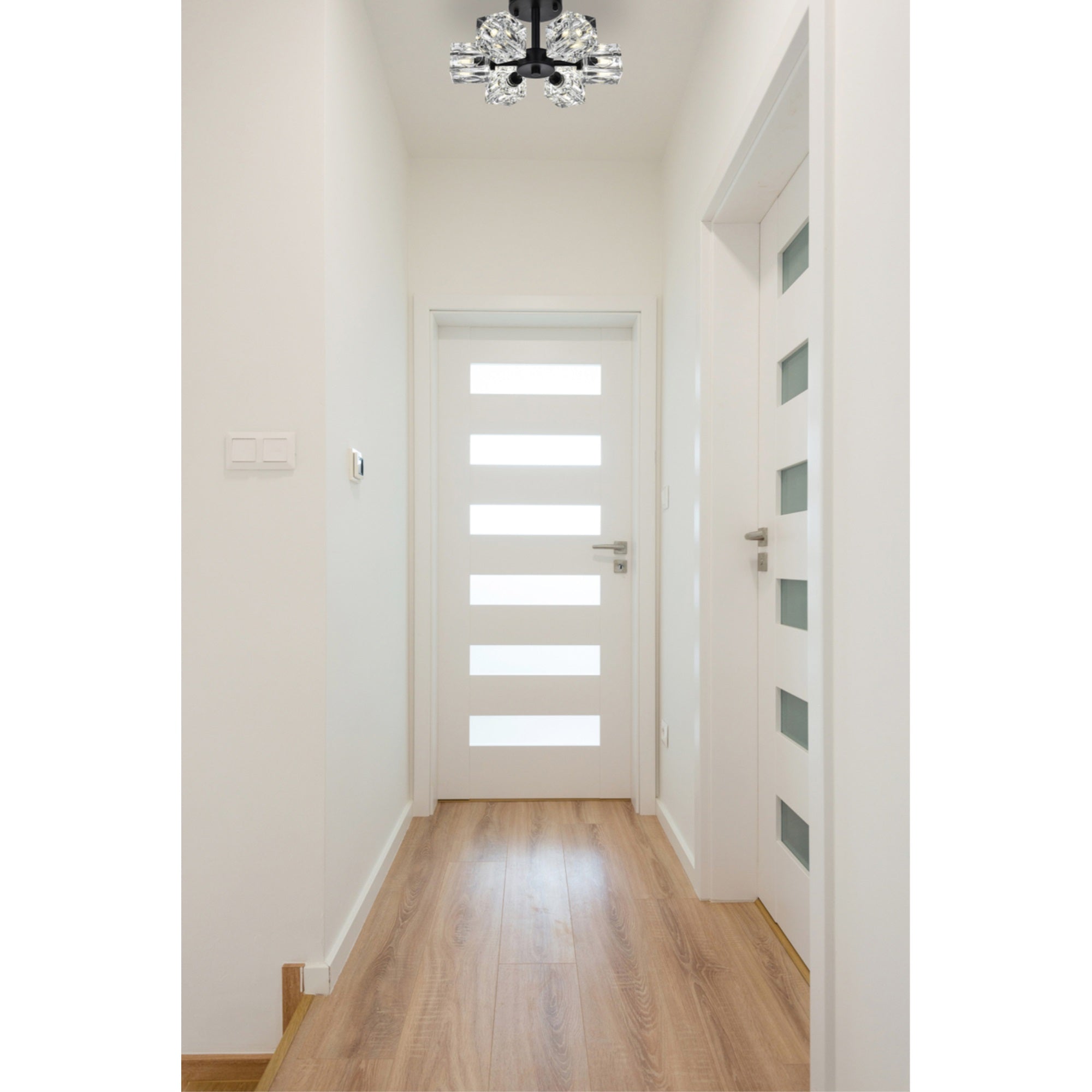 Lyra 14 inch Flush Mount in Black