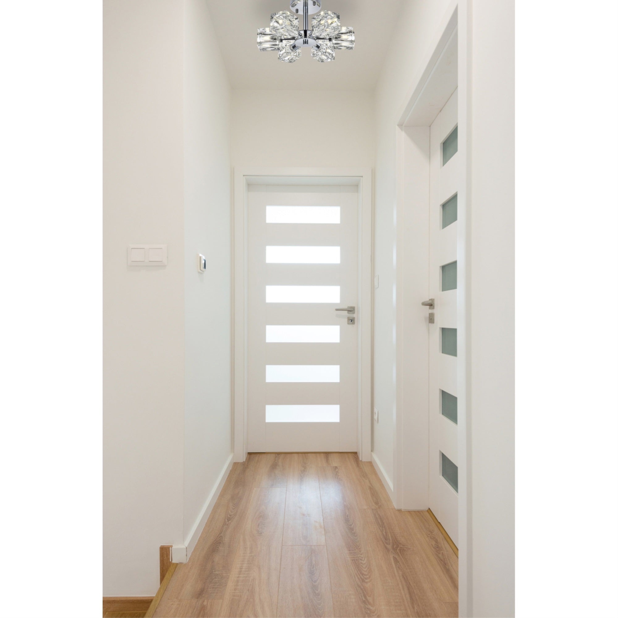 Lyra 14 inch Flush Mount in Chrome