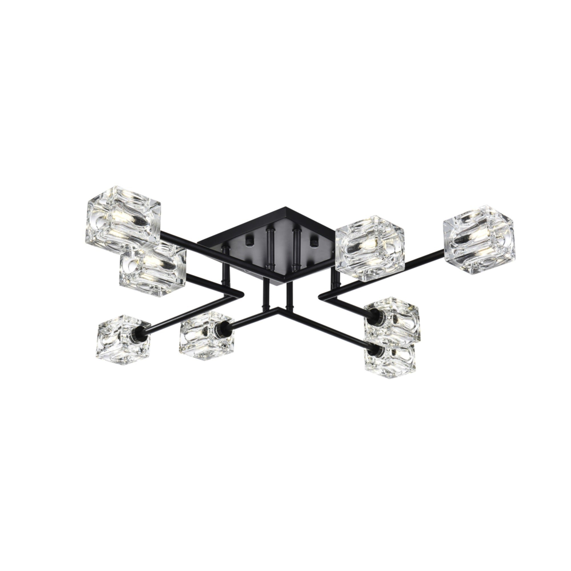 Lyra 32 inch Flush Mount in Black