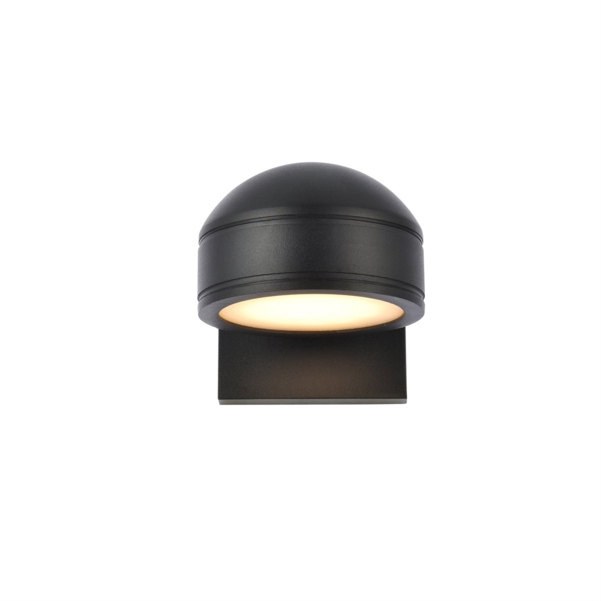 Raine Integrated LED wall sconce in black
