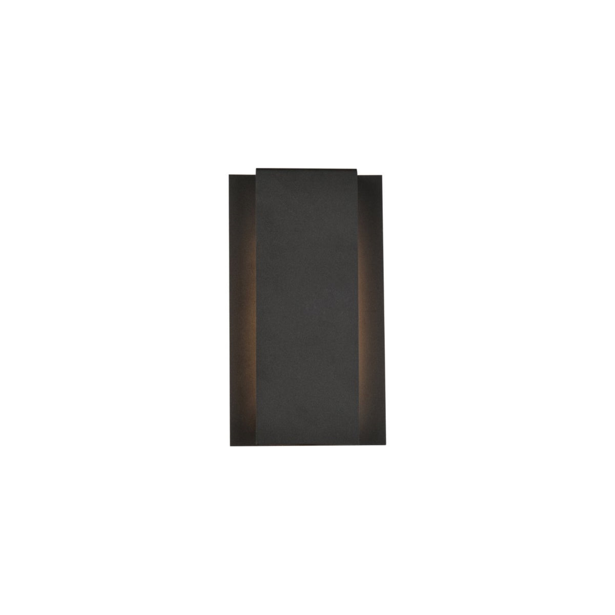 Raine Integrated LED wall sconce  in black