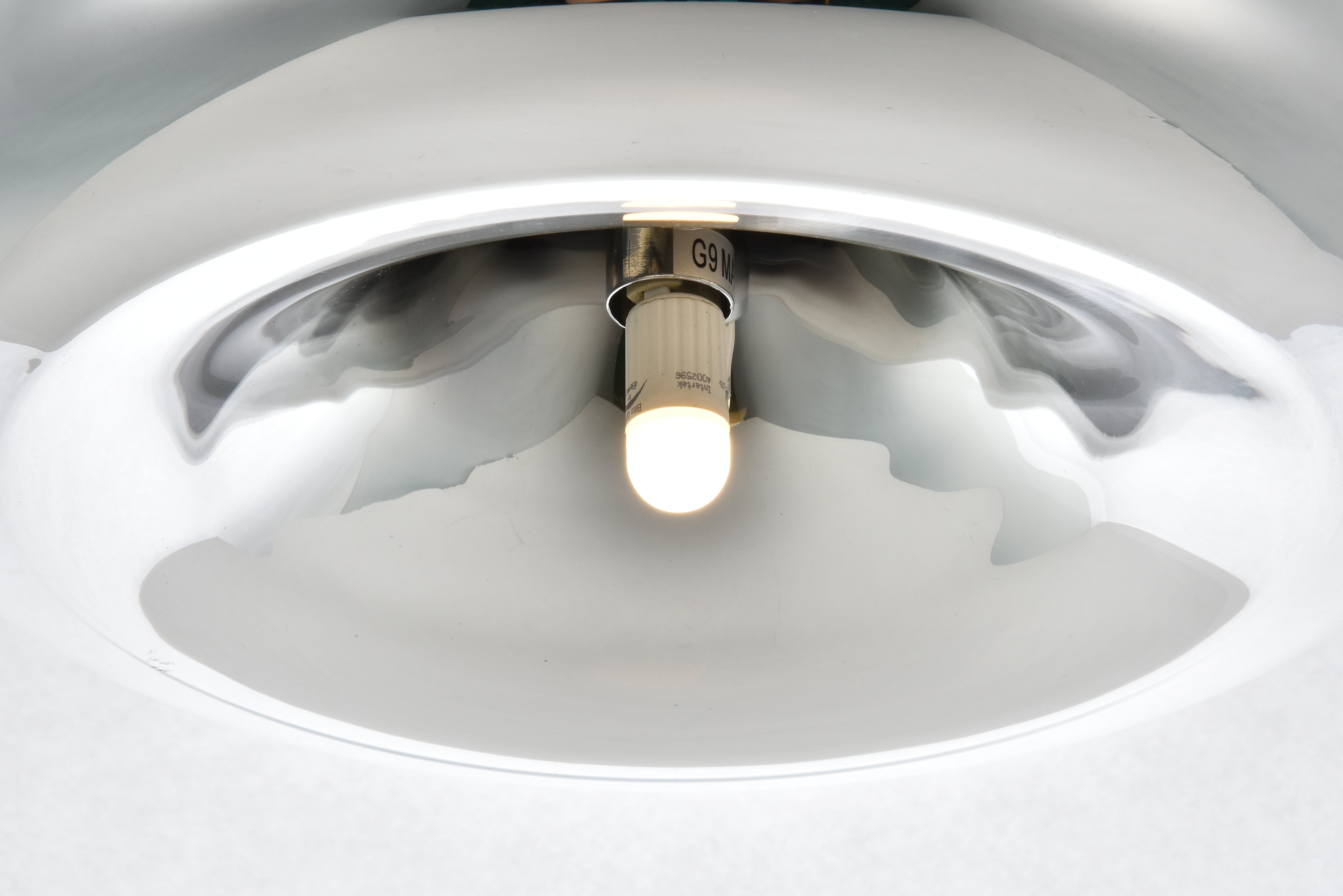 Elegant Lighting 11&quot; Chrome Pendant Light With Glass Shade - Modern Ceiling Fixture