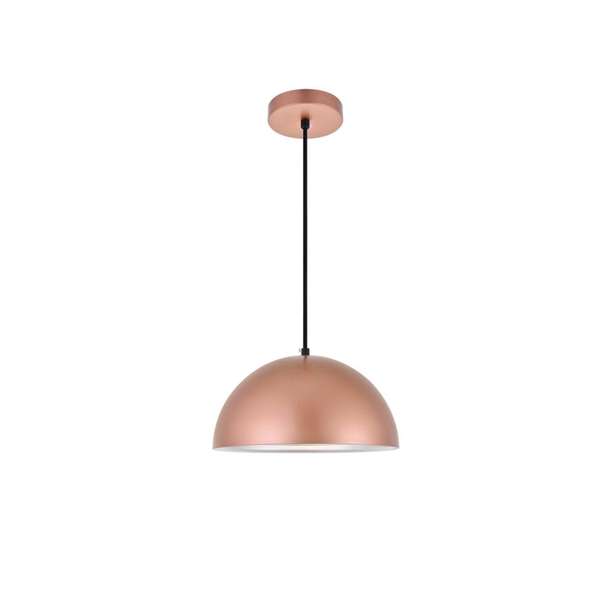 Living District Honey Gold Pendant Light, Aluminum, Model LDPD2040HG