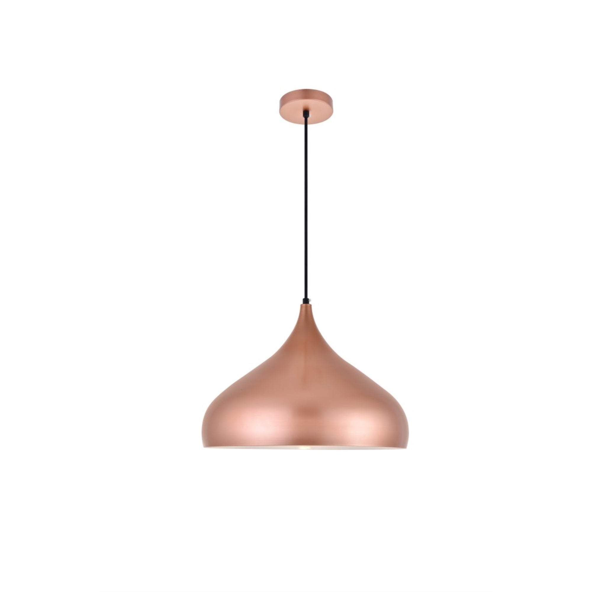 Living District Circa 1 Light Honey Gold Pendant