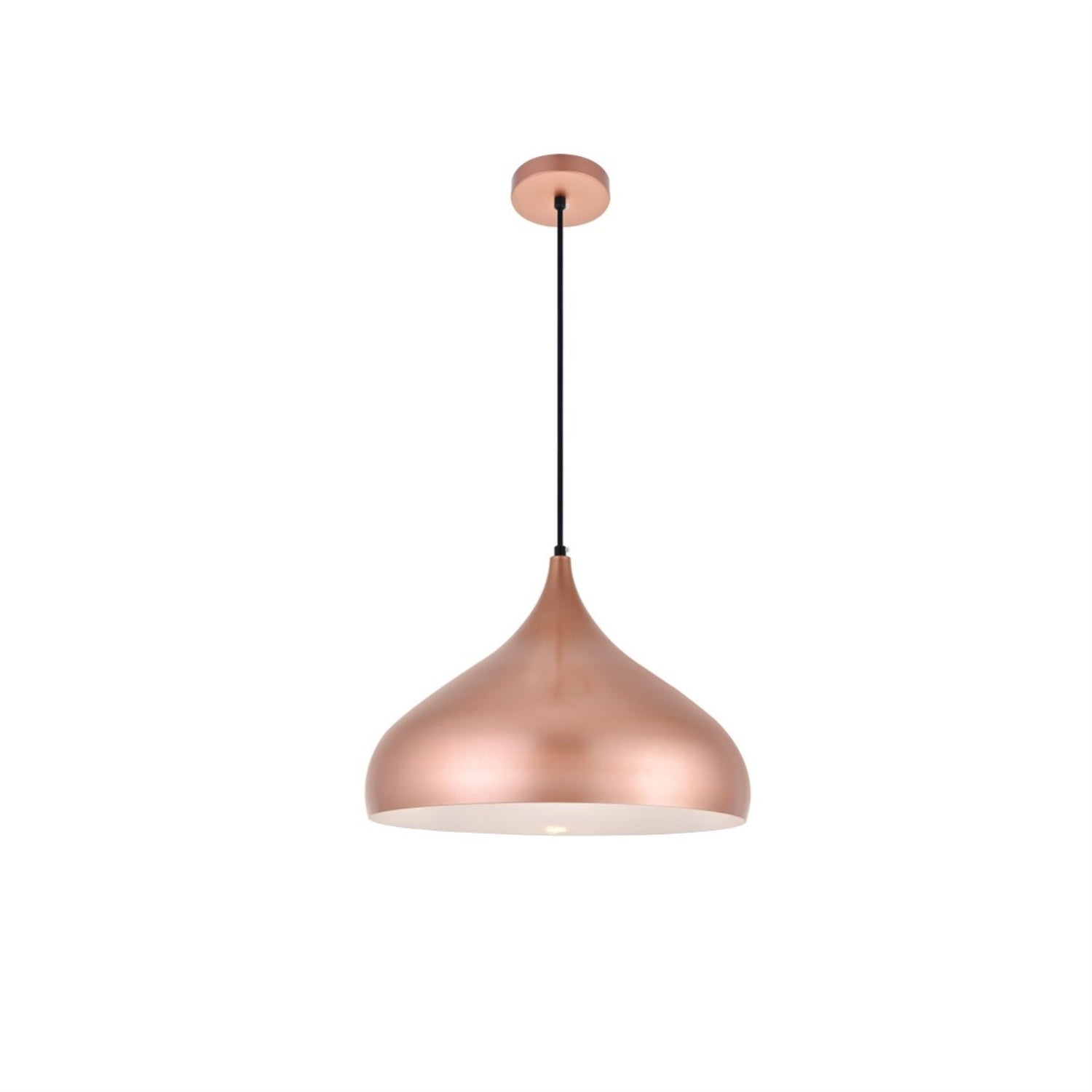 Living District Circa 1 Light Honey Gold Pendant