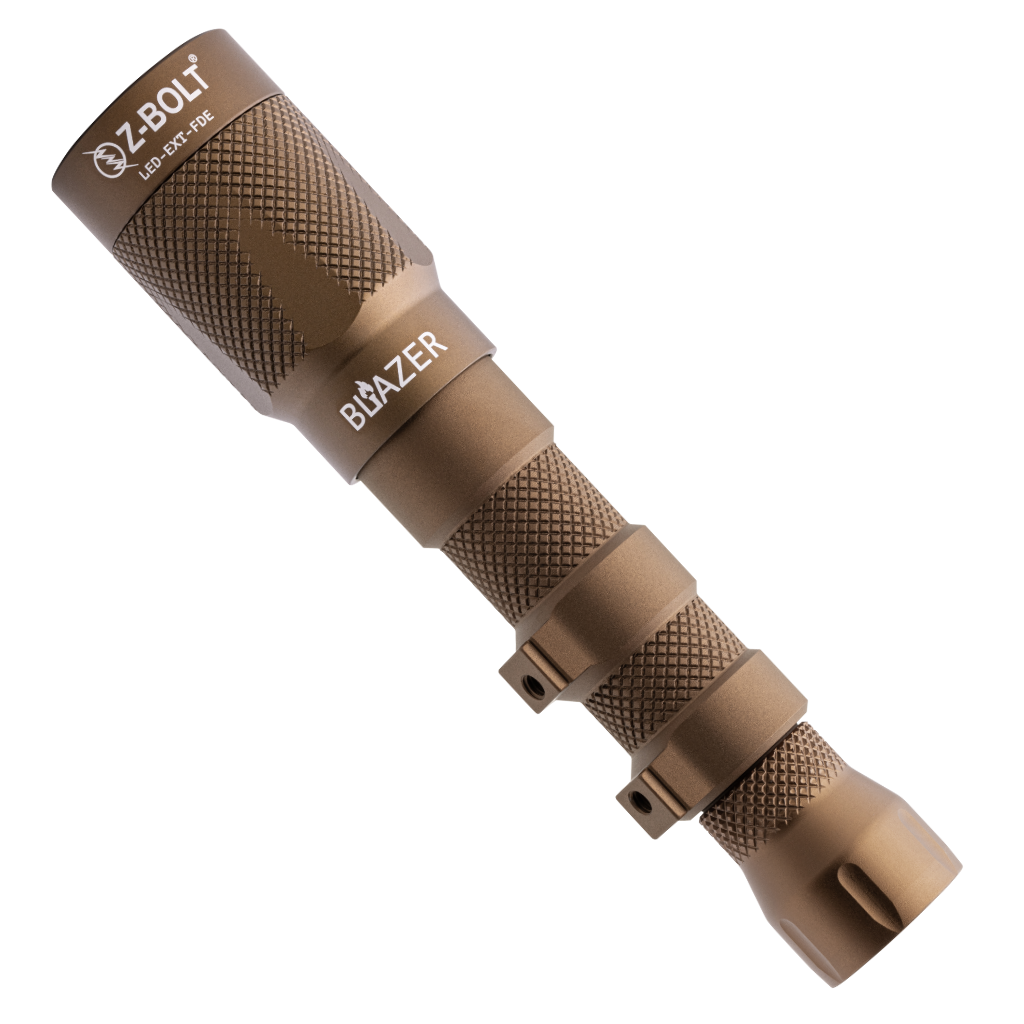 18650 LED Rifle Mounted Light - 6x Anodized Colors