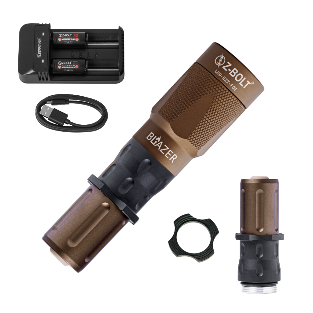 18350 LED Handheld Light for Patrol or EDC