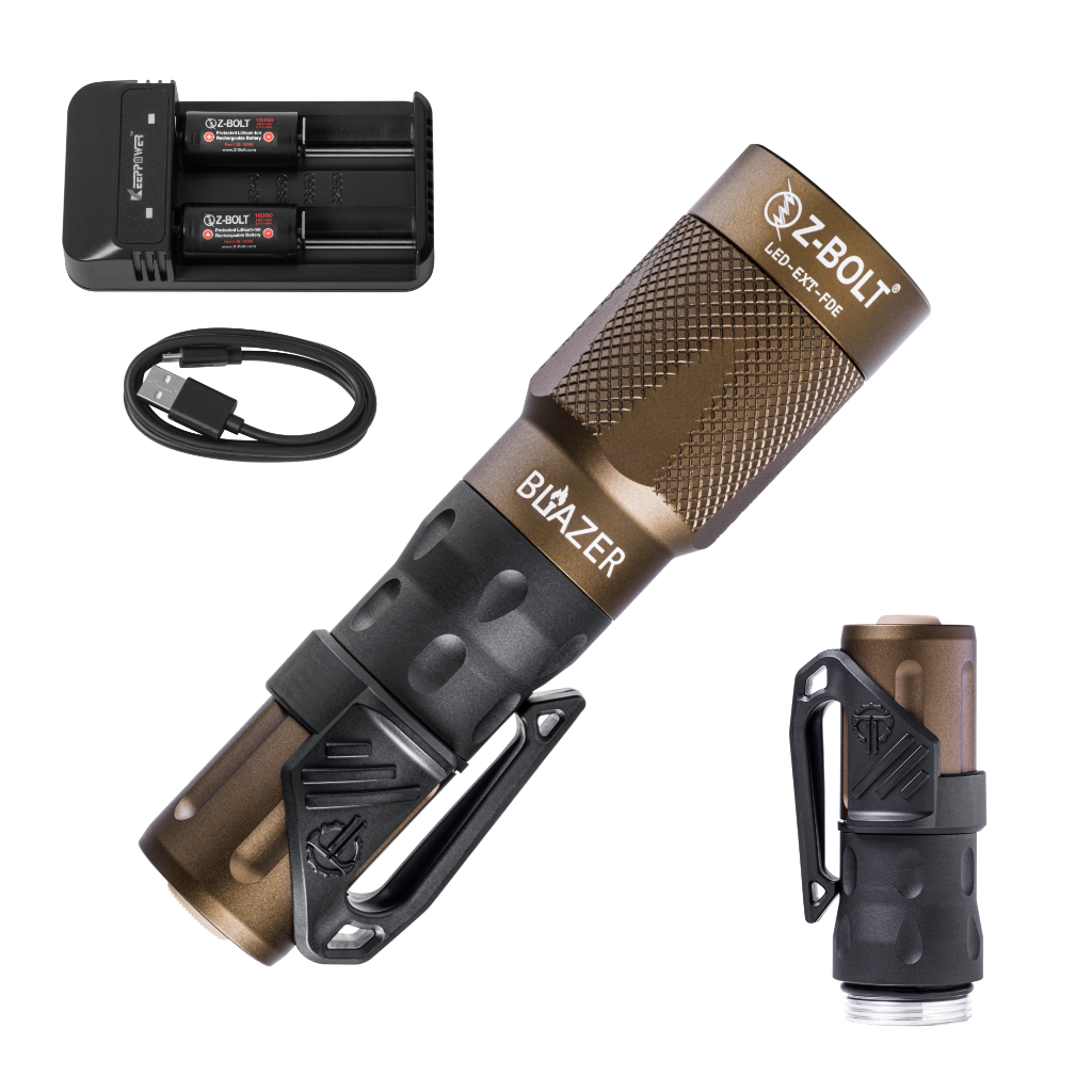 18350 LED Handheld Light for Patrol or EDC