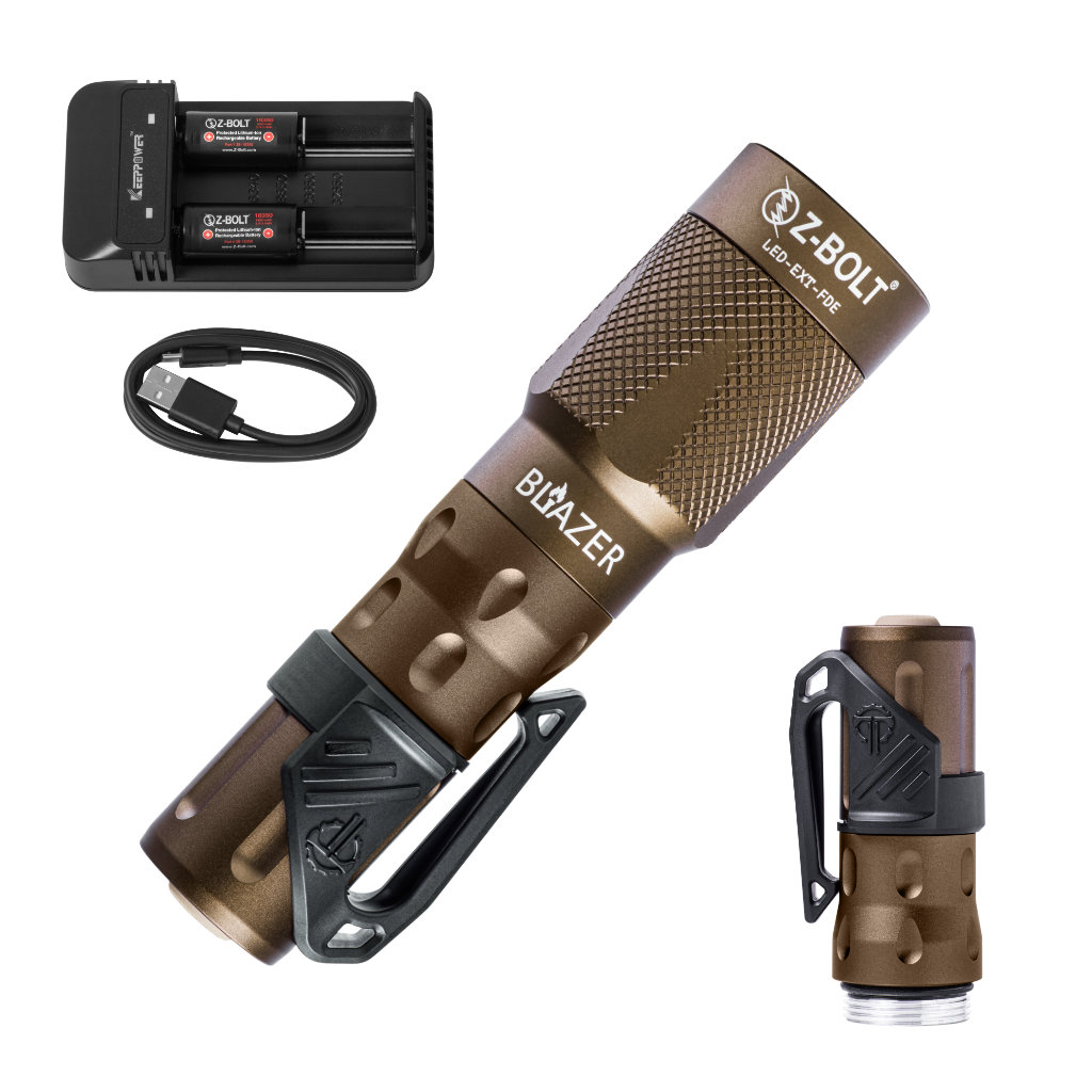 18350 LED Handheld Light for Patrol or EDC