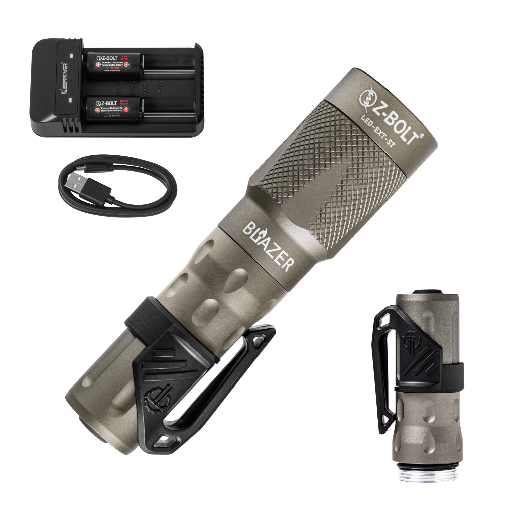 18350 LED Handheld Light for Patrol or EDC
