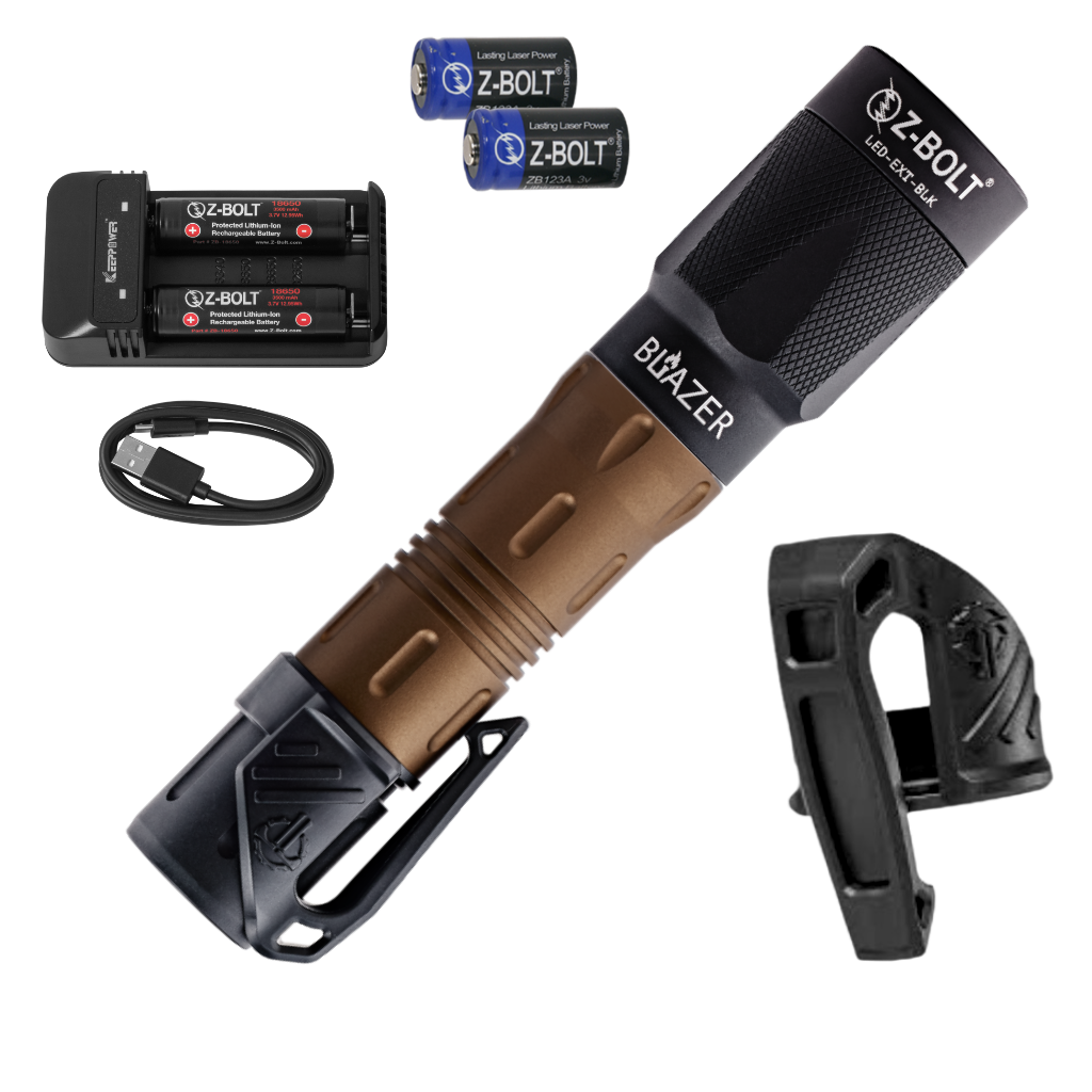 18650 LED Handheld Light for Patrol or EDC