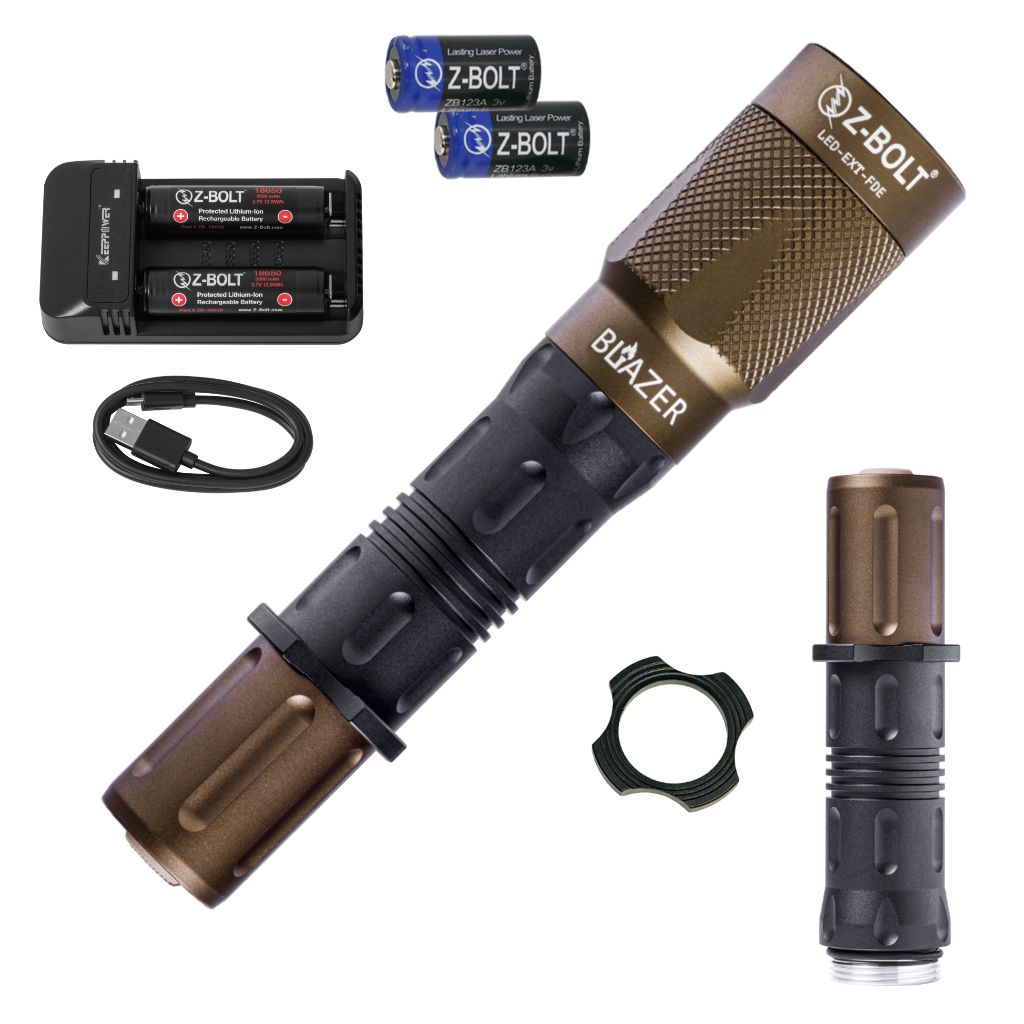 18650 LED Handheld Light for Patrol or EDC