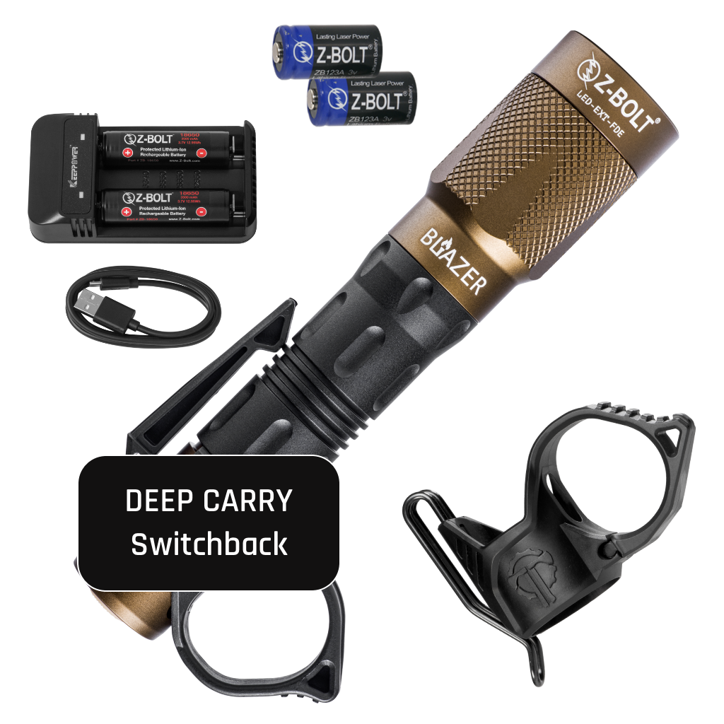 18650 LED Handheld Light for Patrol or EDC