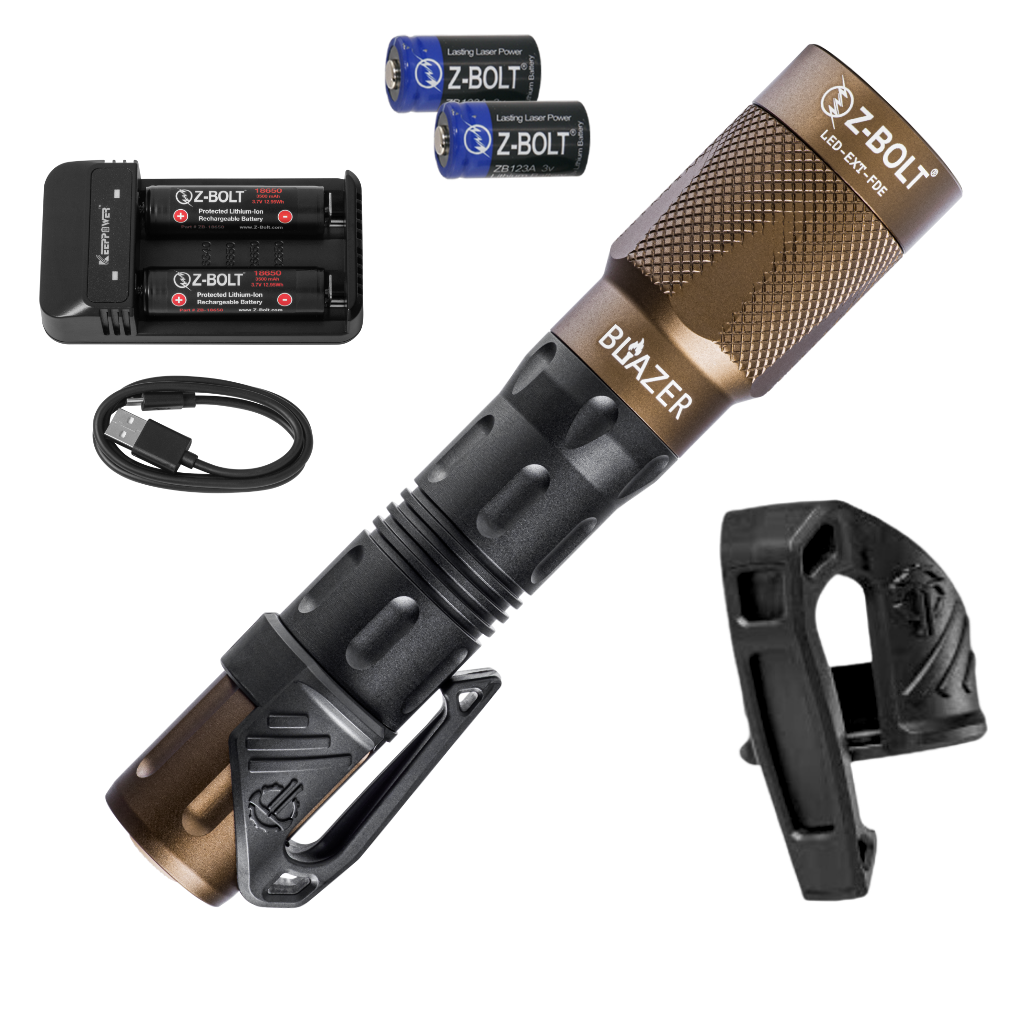 18650 LED Handheld Light for Patrol or EDC