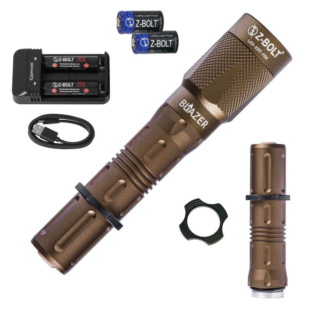 18650 LED Handheld Light for Patrol or EDC