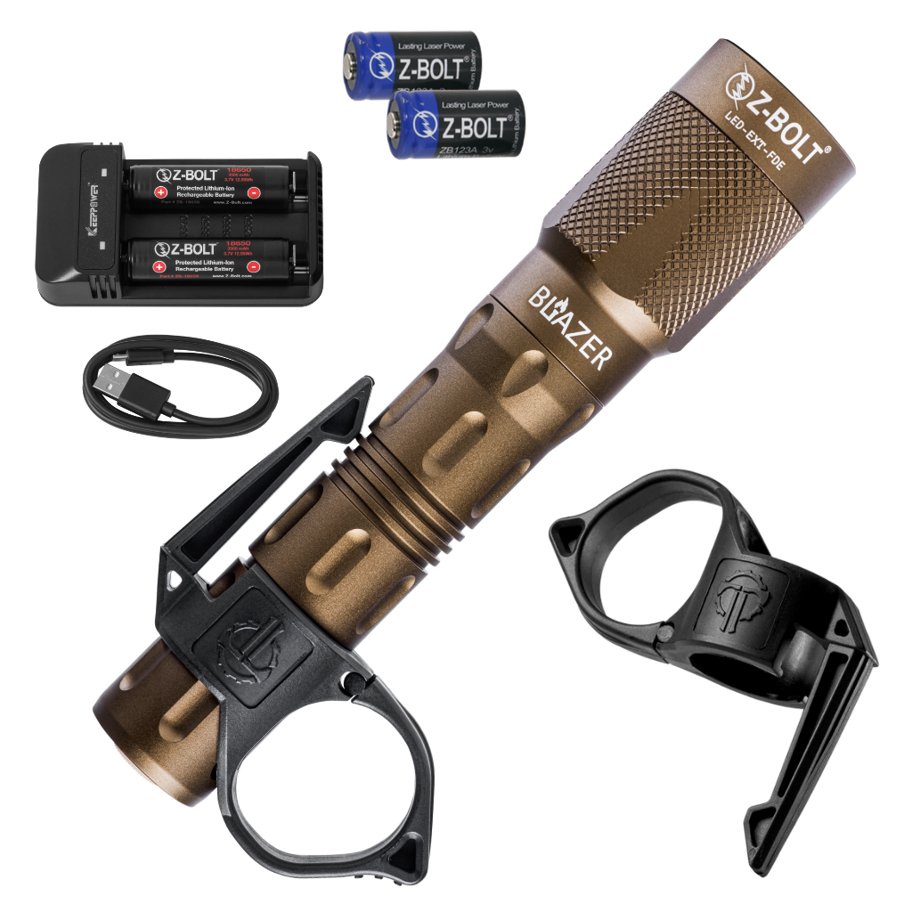 18650 LED Handheld Light for Patrol or EDC