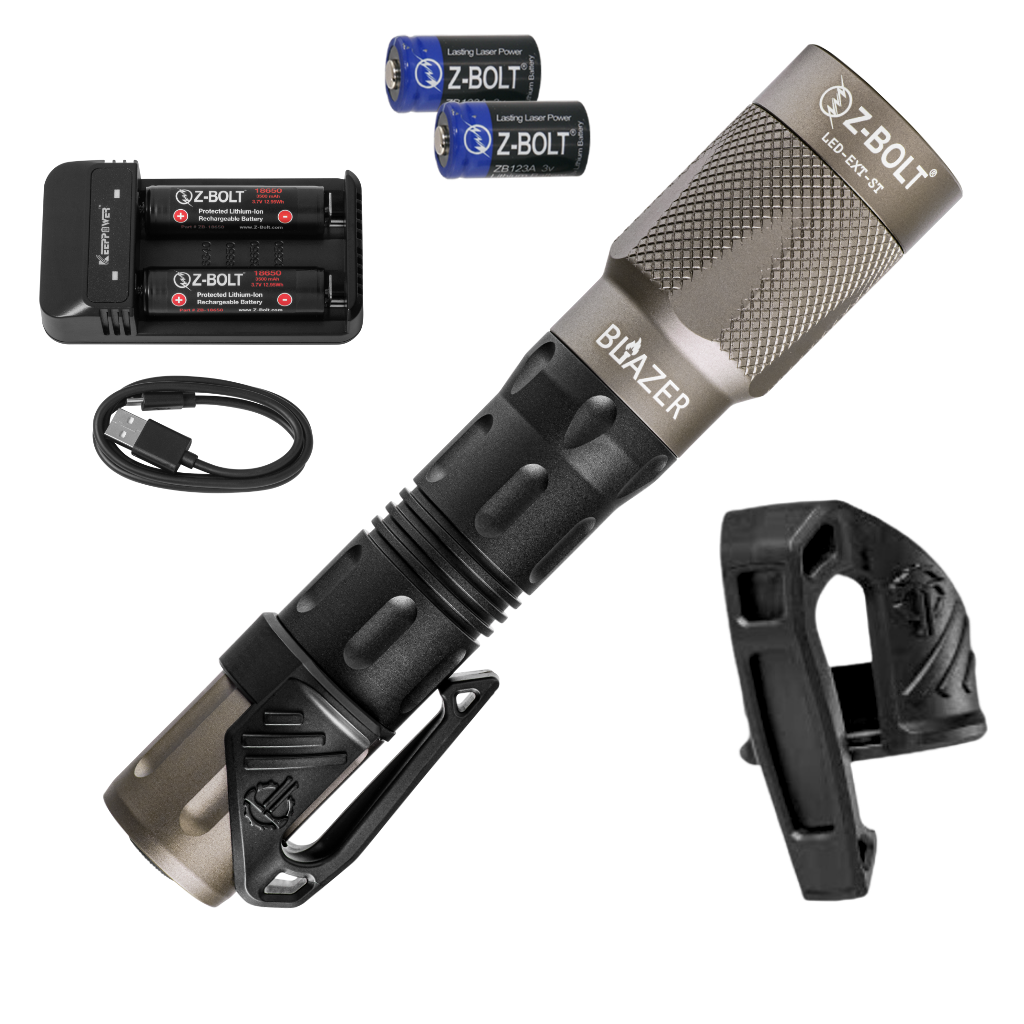 18650 LED Handheld Light for Patrol or EDC