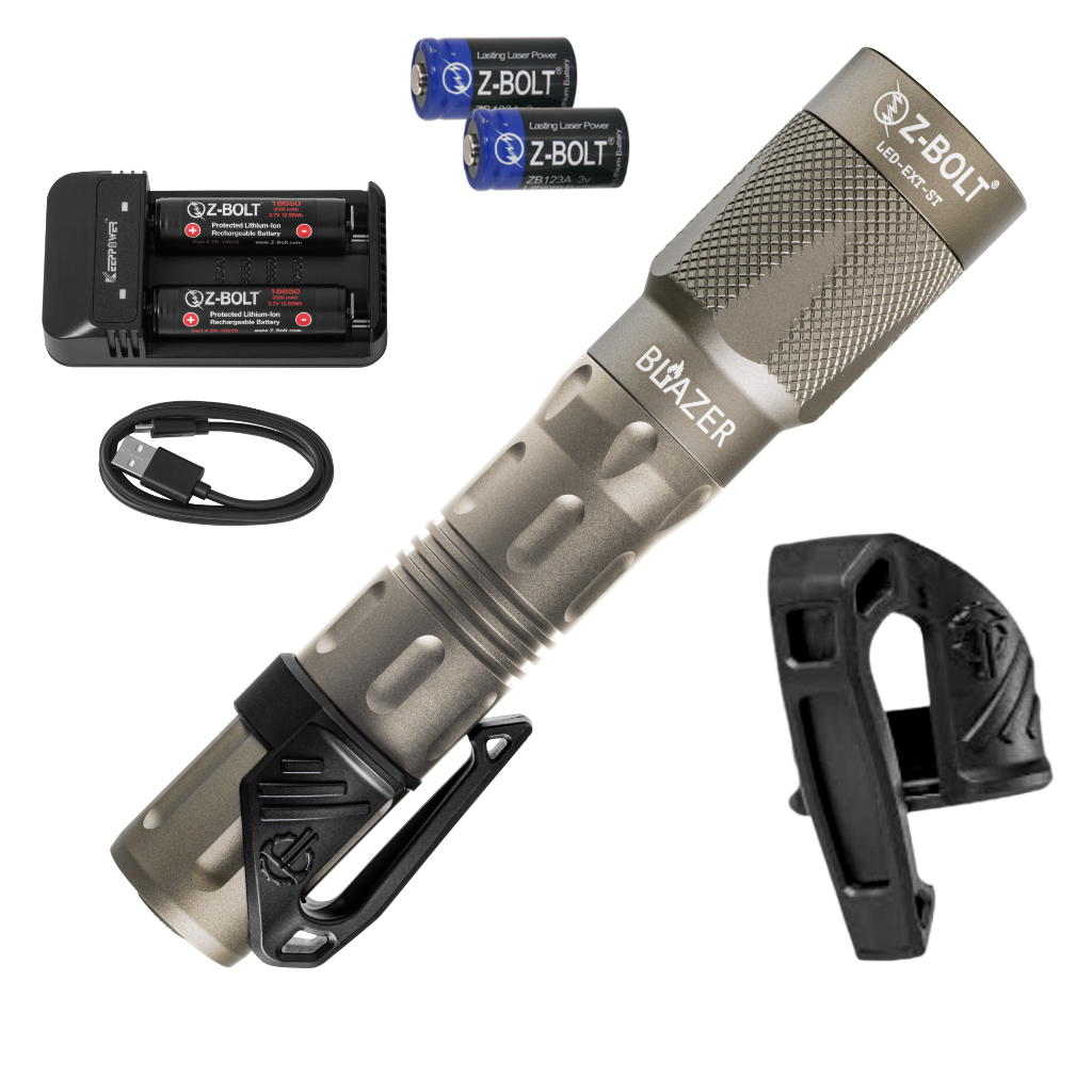 18650 LED Handheld Light for Patrol or EDC