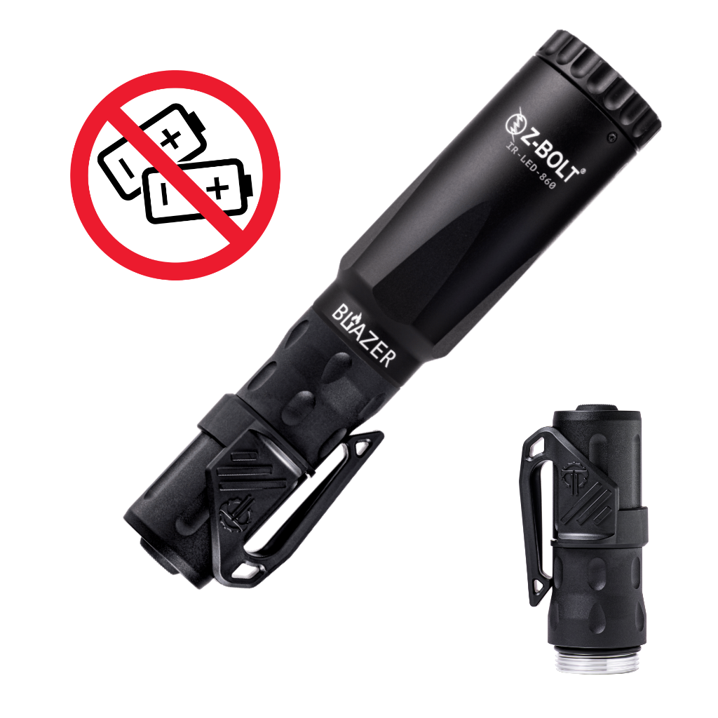 BLAZER I - LED IR Illuminators - Thyrm Clips, HANDHELD (IP65)