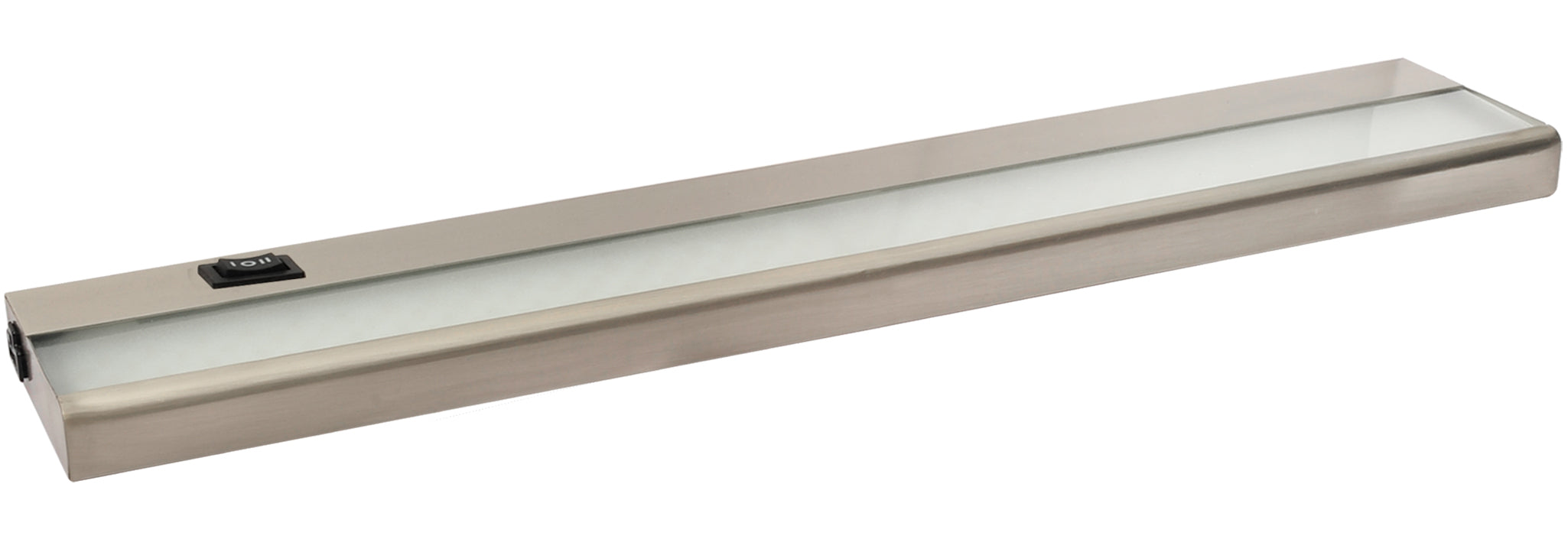 Amax Lighting 9W Led Under Cabinet Light, 4000K, 600 Lumens, Nickel Finish
