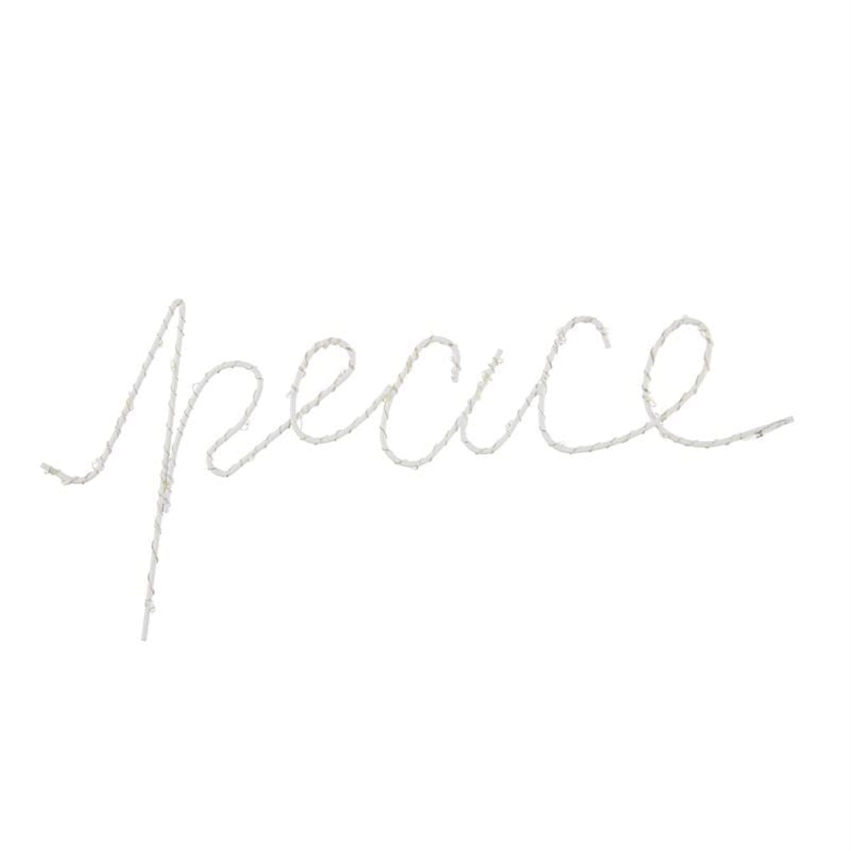 Elyana Peace Multicolor LED Sign Battery-Powered