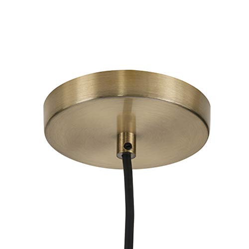 Southern Enterprises Antique Bronze Slim Metal Pendant Lamp - Stylish Lighting Fixture
