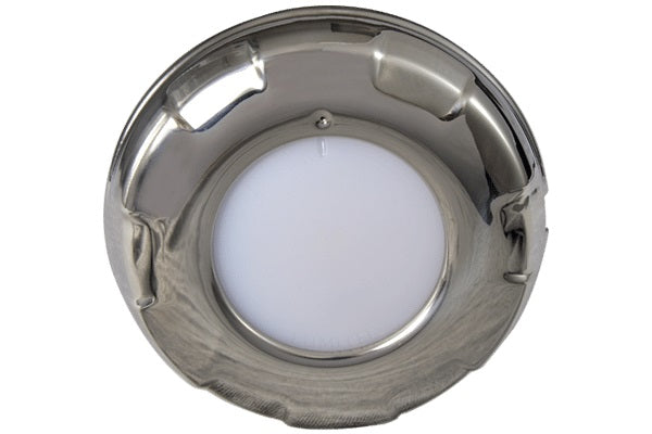 Lumitec Aurora Dome Light White/Red Led Stainless Finish 12/24V