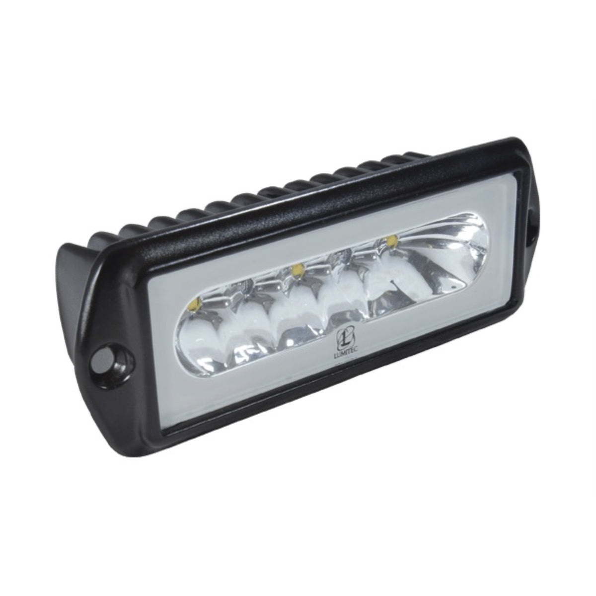 Lumitec Capri2 Spreader Light Flush Mount White/Blue LED Black Finish 12/24v