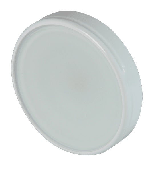 Lumitec Halo Flush Mount 5K White Led Down Light White Housing 12/24Vdc